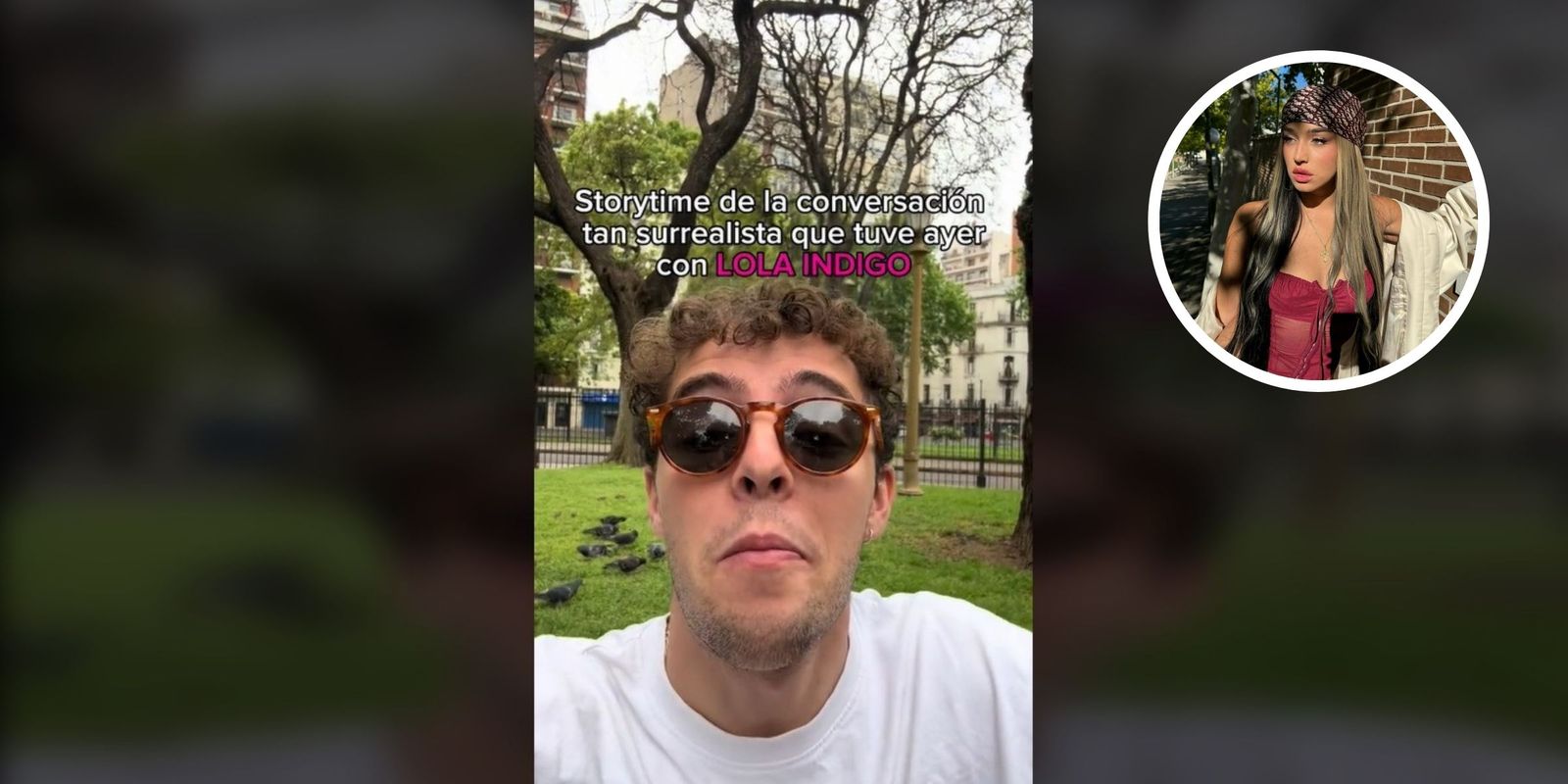 El influencer Kike Carranza coincidió con la cantante en un reservado.