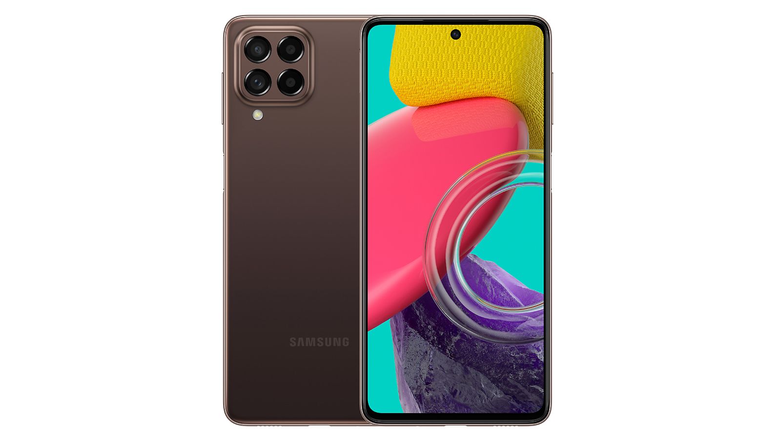 Samsung Galaxy M53 5G en marrón