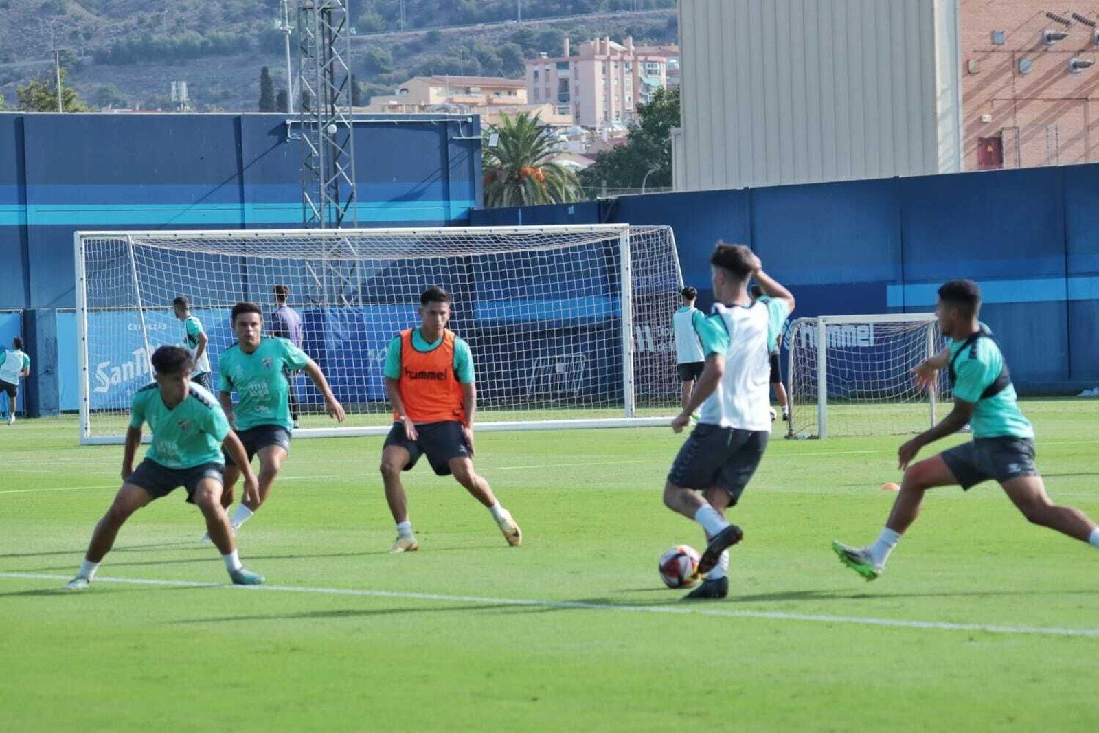 El entrenamiento del Málaga CF, en fotos