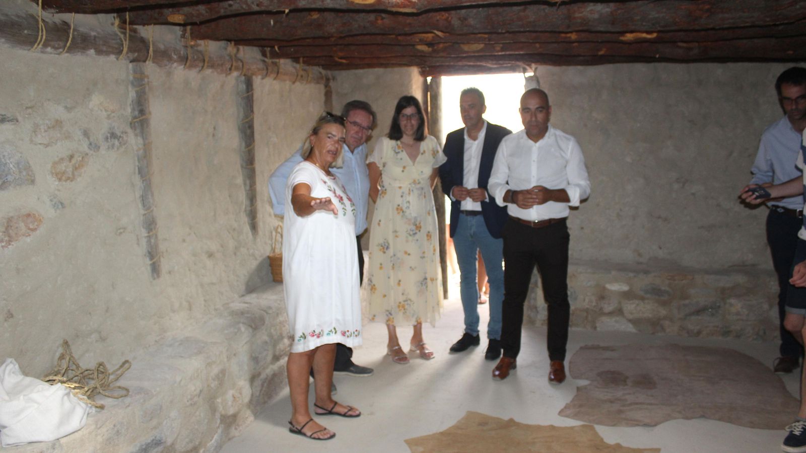 Interior de una de las casas argáricas.