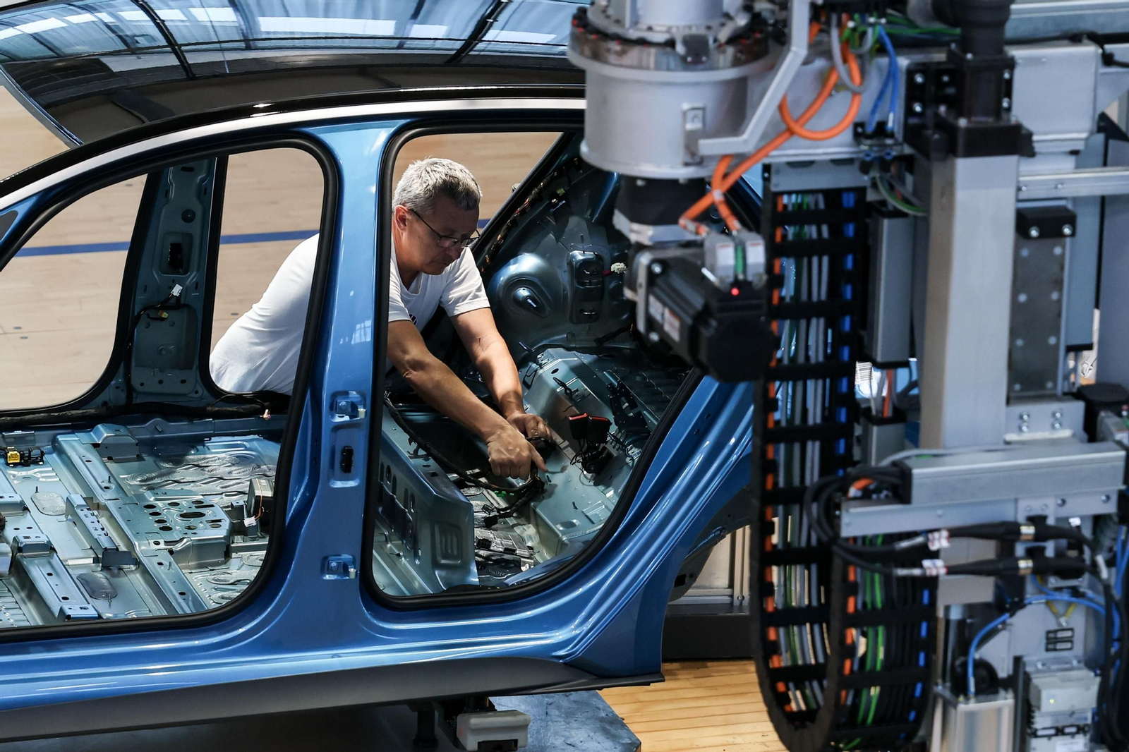 Factoría de automóviles en Dresde (Alemania)