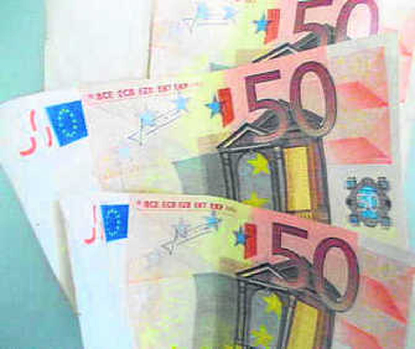 Los billetes intervenidos.