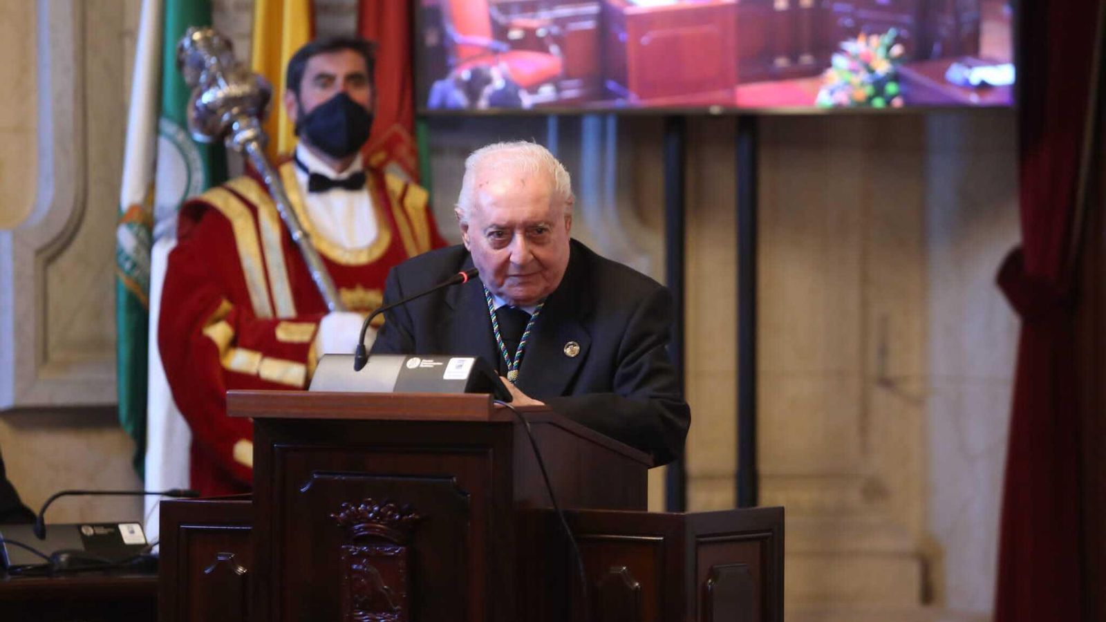 Manuel del Campo durante su intervención. Manuel del Campo durante su intervención.