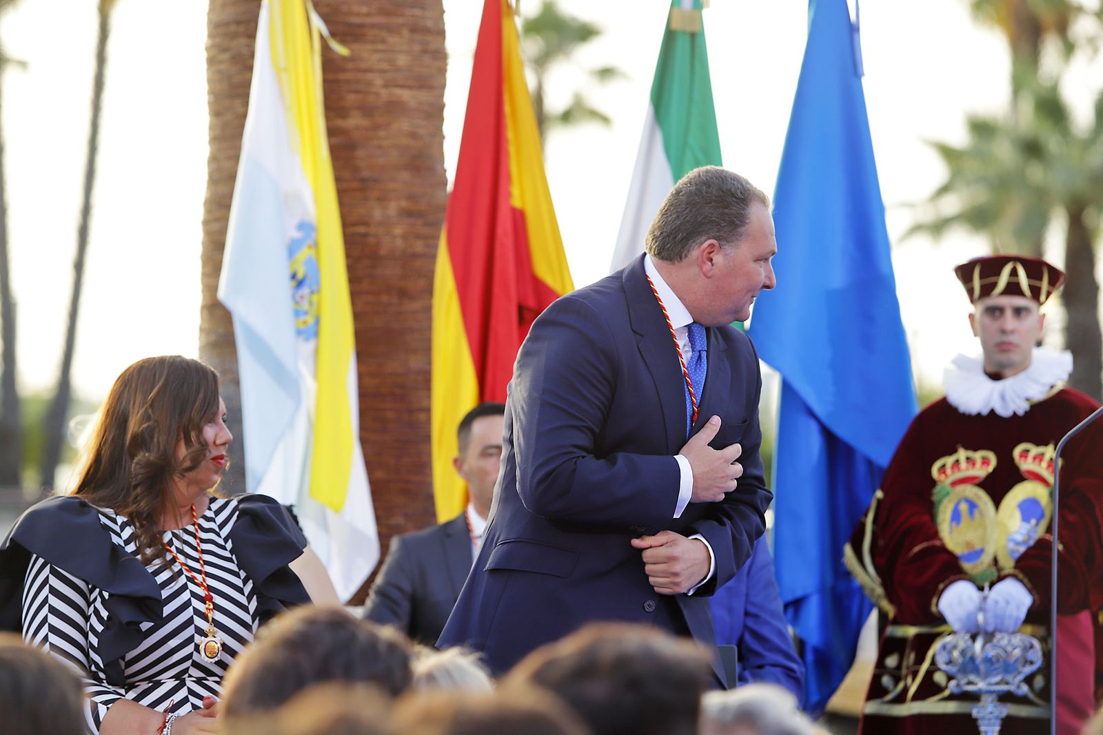 Imágenes de la constitución de la Diputación de Huelva