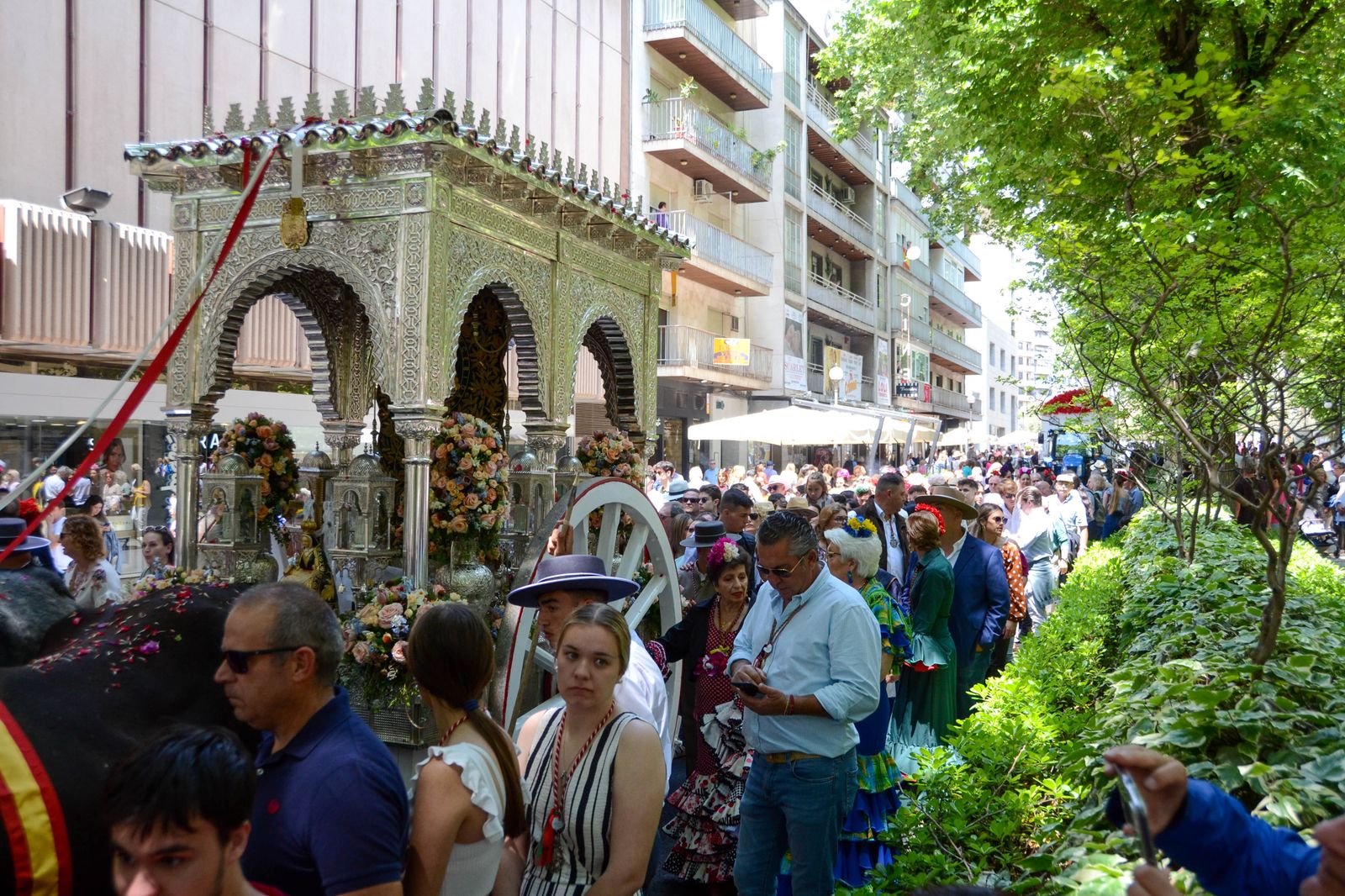 La salida de la Hermandad del Rocío de Granada, en imágenes
