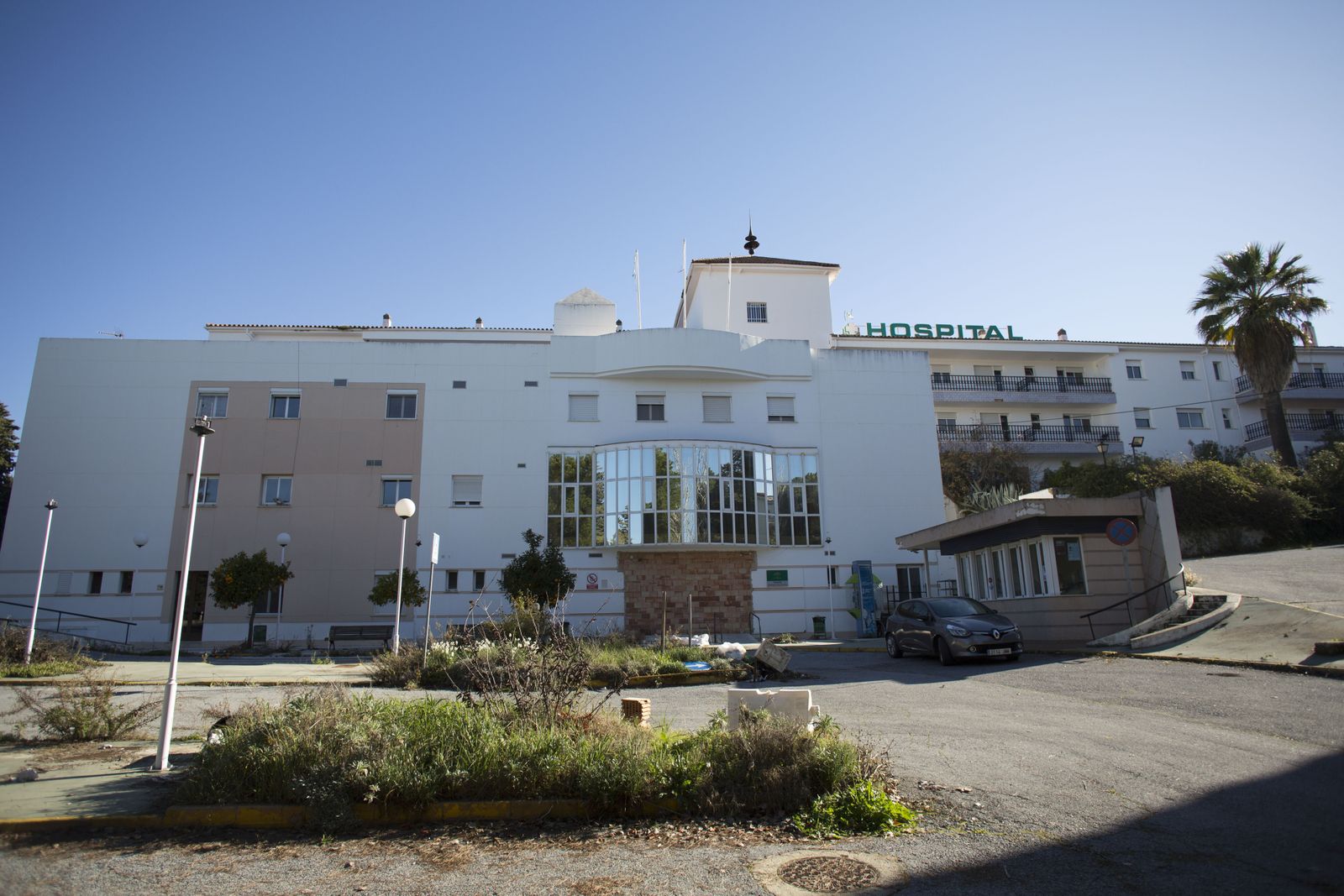 Fachada principal del antiguo hospital de Ronda