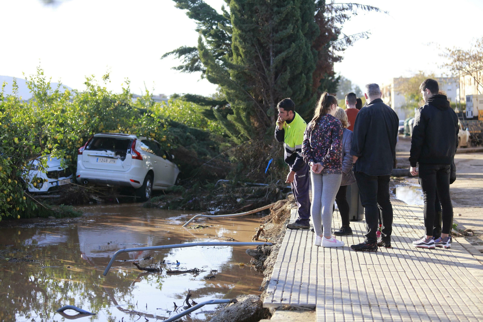 Las fotos de Campanillas un día después de la inundación Las fotos de Campanillas un día después de la inundación