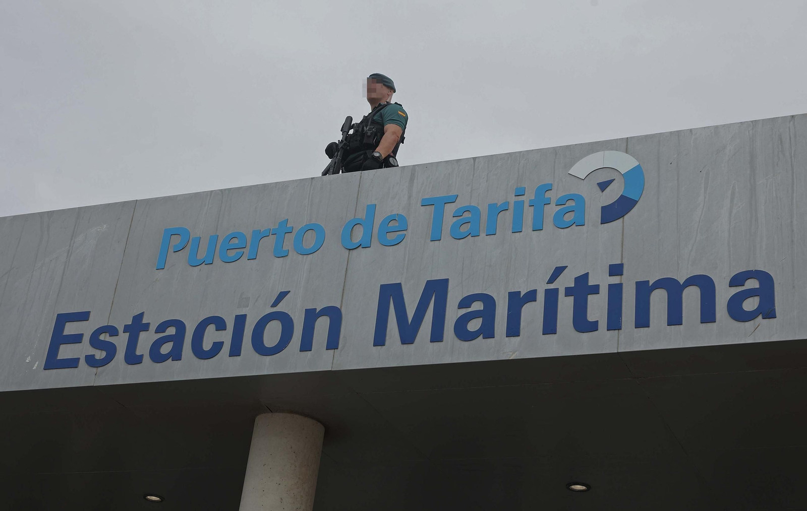 Fotos de la visita de Grande - Marlaska al dispositivo de la OPE en el Puerto de Tarifa