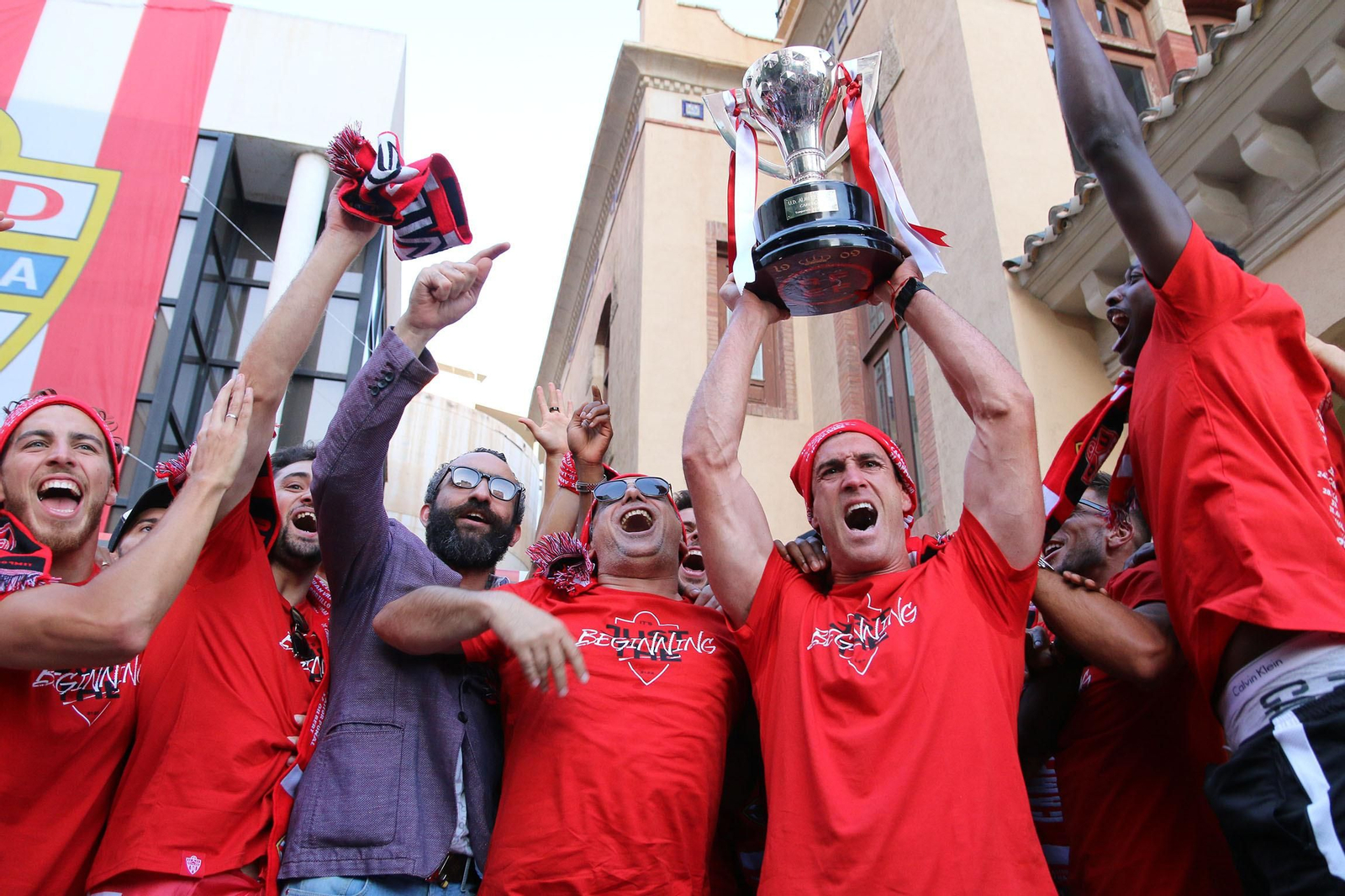 Las imágenes de la rúa de la UD Almería