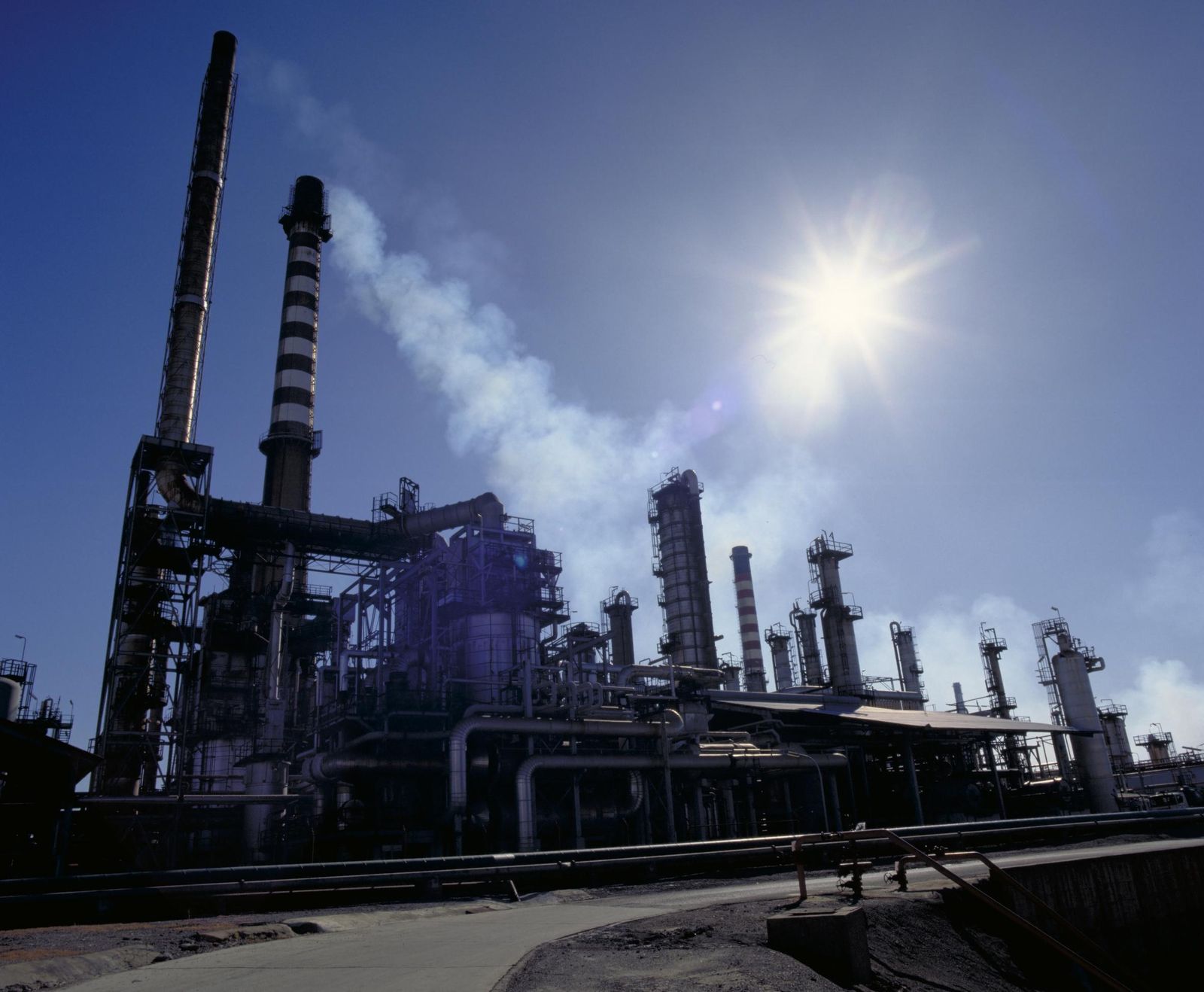 Instalaciones de Cepsa  en el municipio de San Roque.