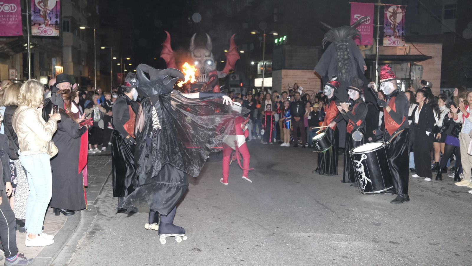 Imágenes de la Noche en Negro de Almería