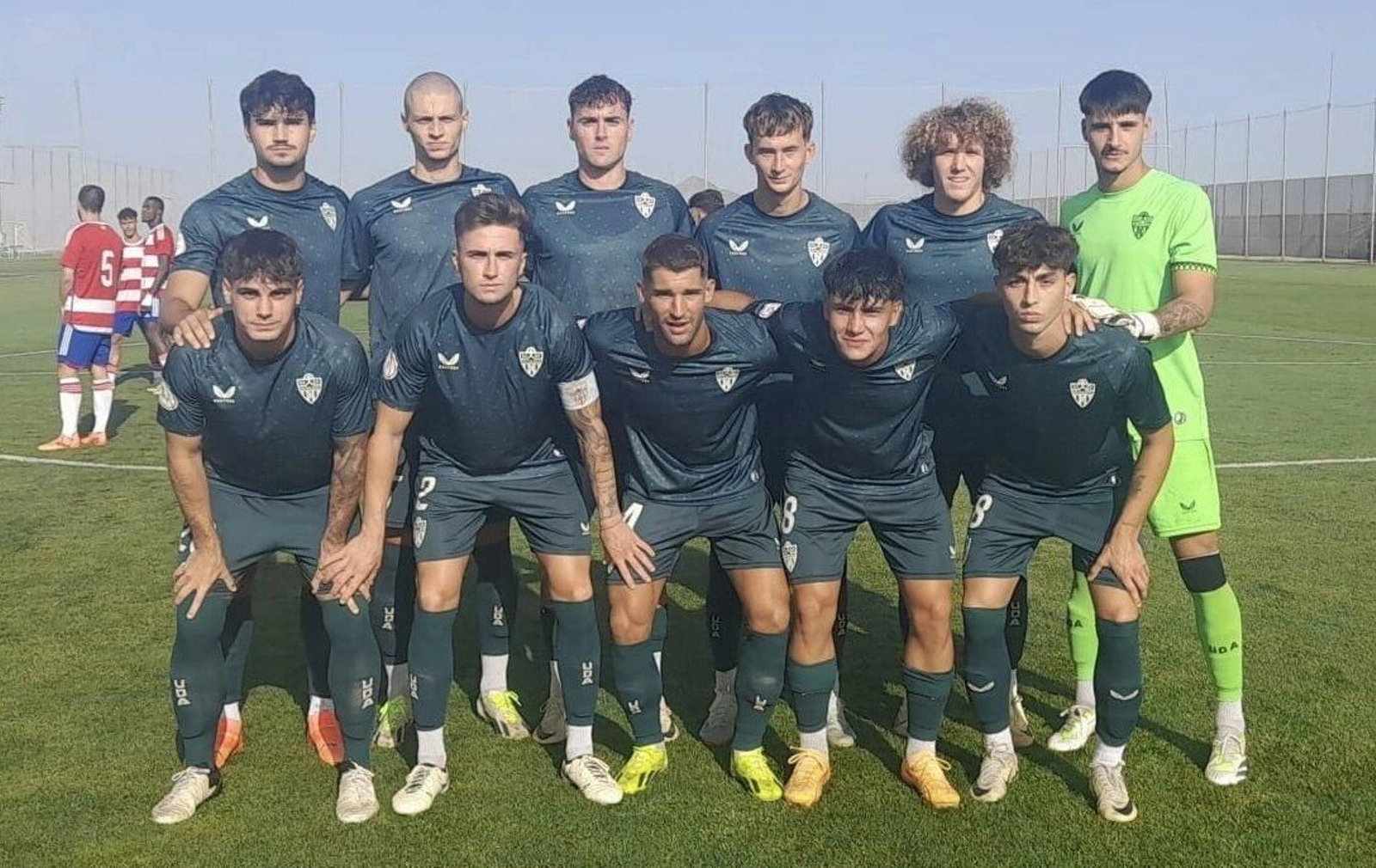 Once presentado por el Almería B en su encuentro frente al Recreativo Granada para cerrar la pretemporada.