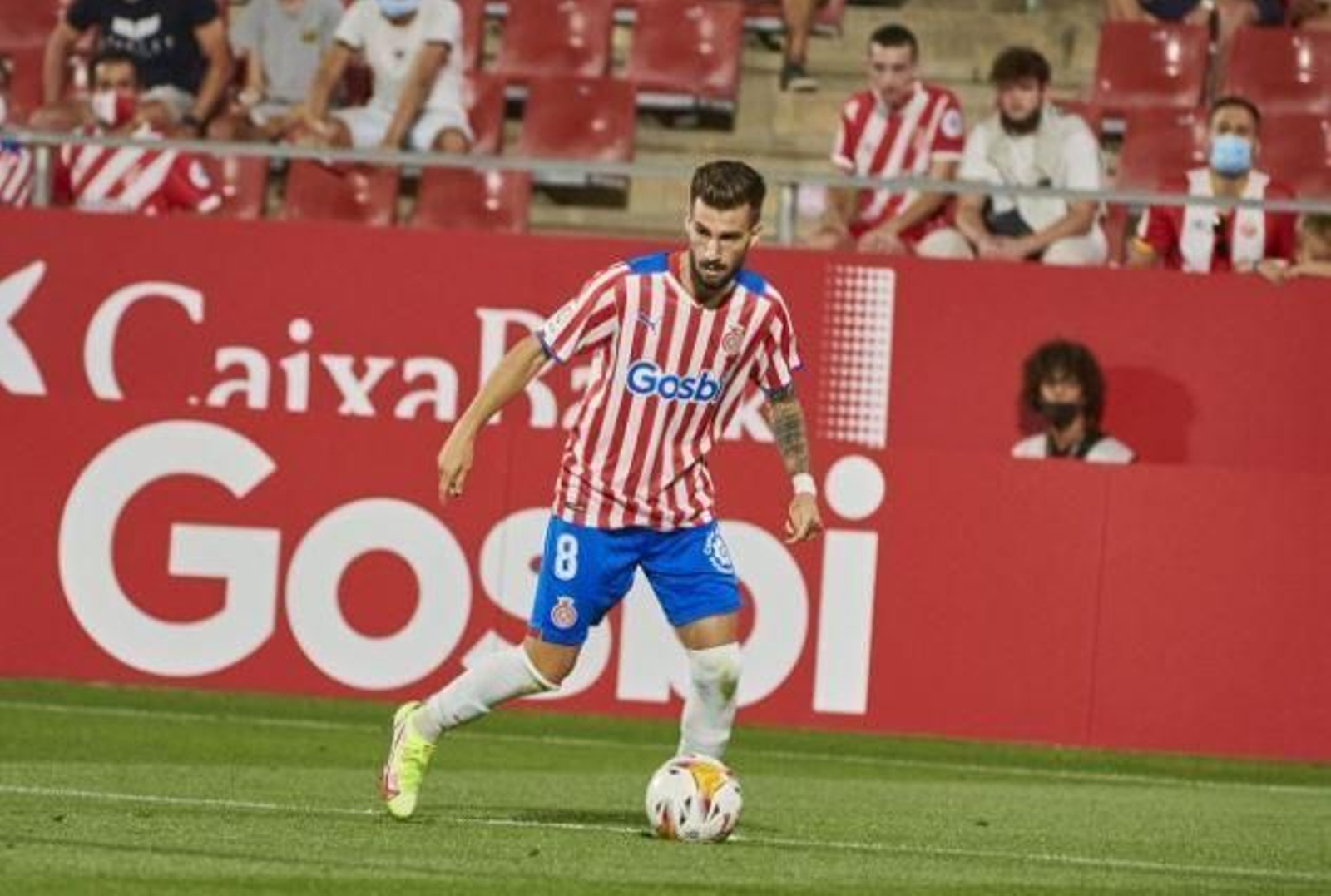 Alex Baena, en un partido con el Girona. Alex Baena, en un partido con el Girona.