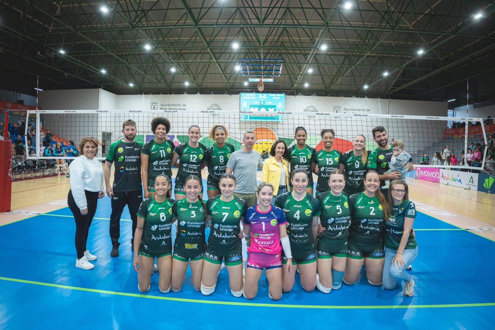 Las fotos del triunfo del Fundación Unicaja Andalucía ante el Haro en voleibol