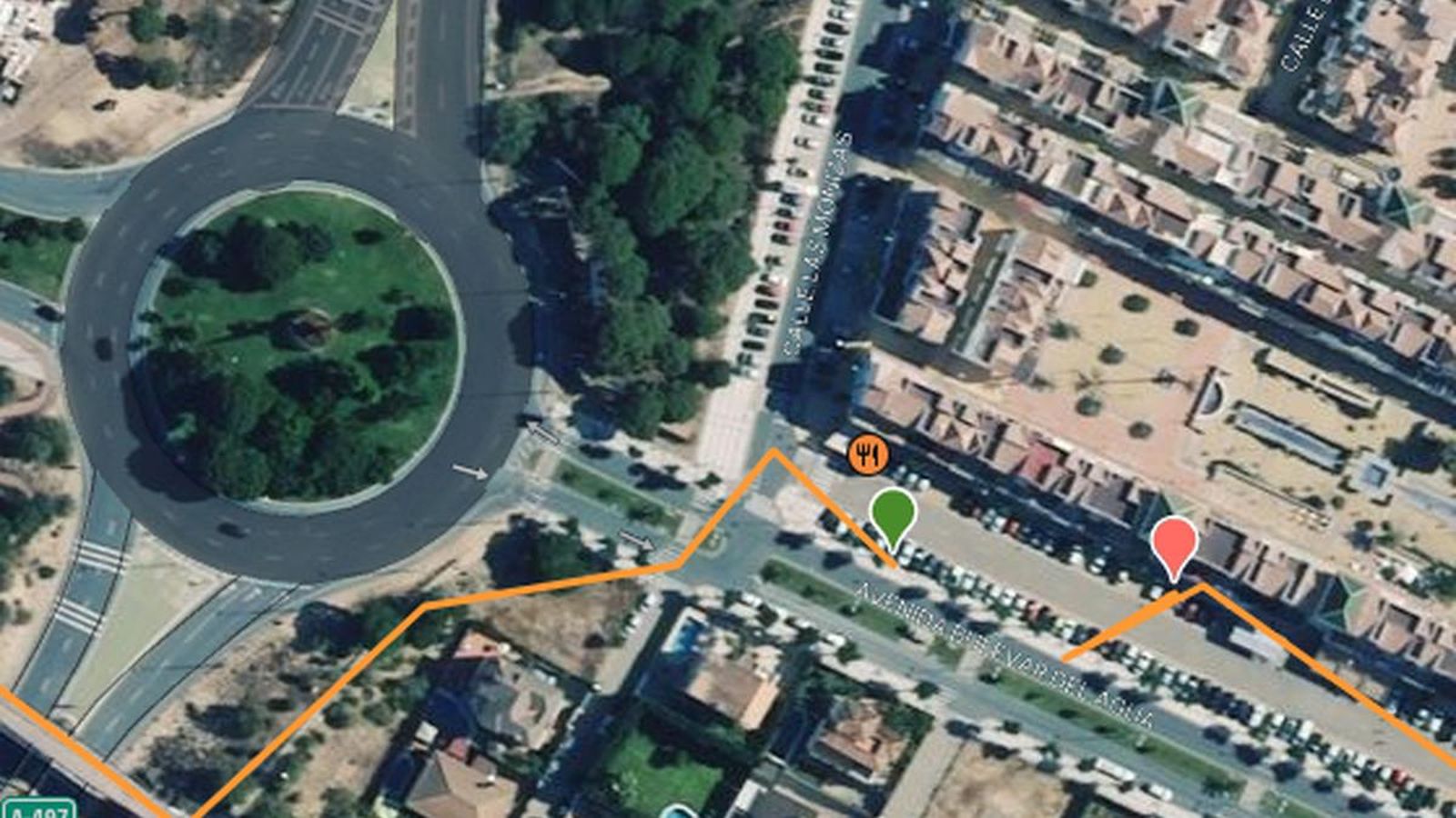 Zona en la que aparcaremos