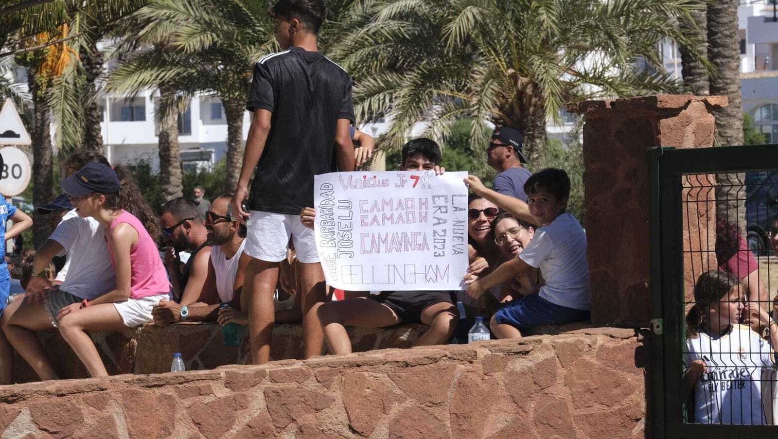 La llegada del Real Madrid a Almería en imágenes