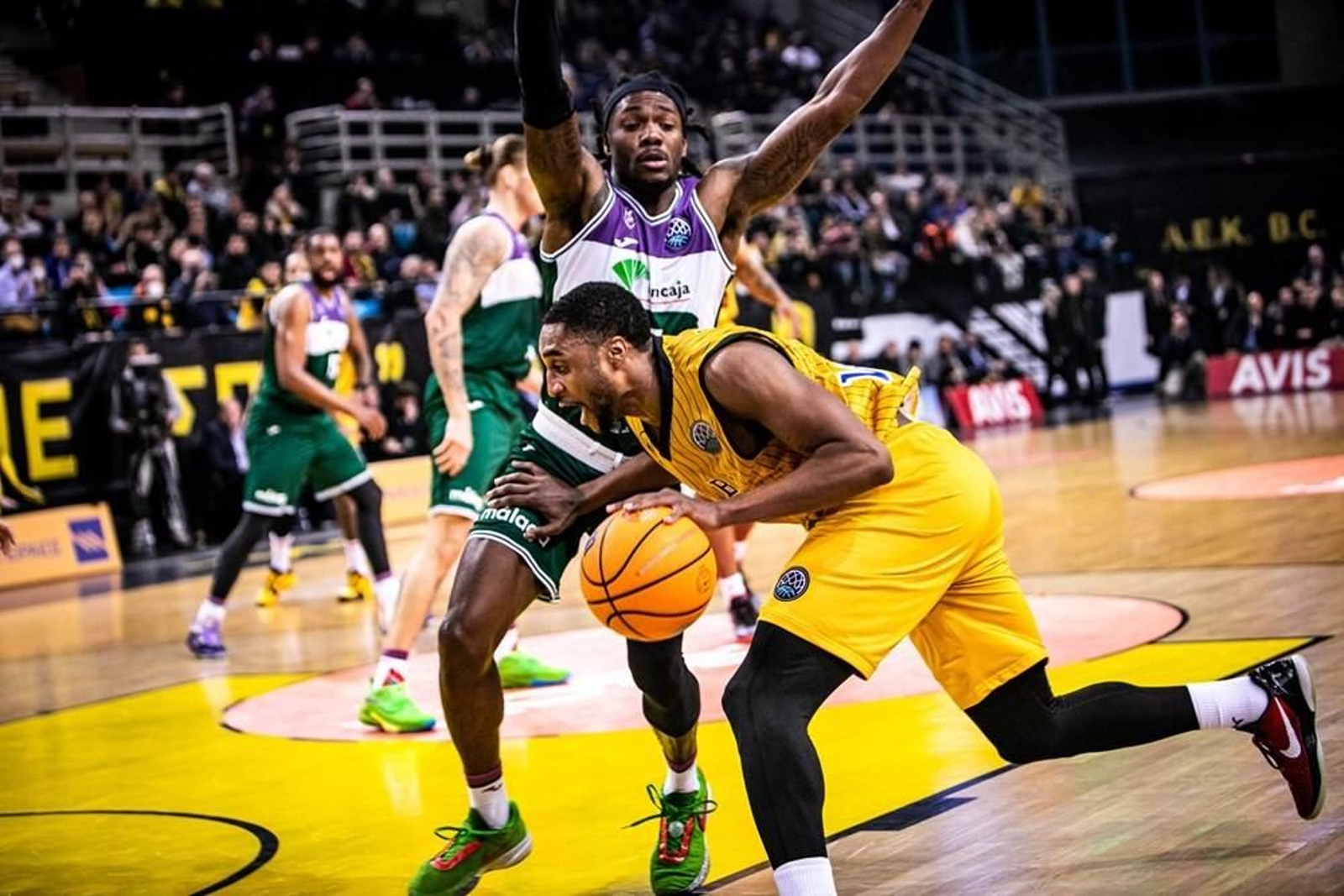 El AEK - Unicaja de la BCL, en fotos