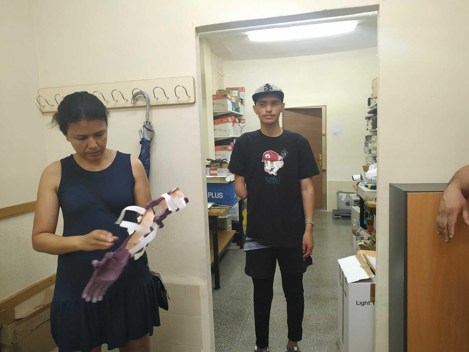 Fotogalería del proceso de elaboración del brazo mecánico