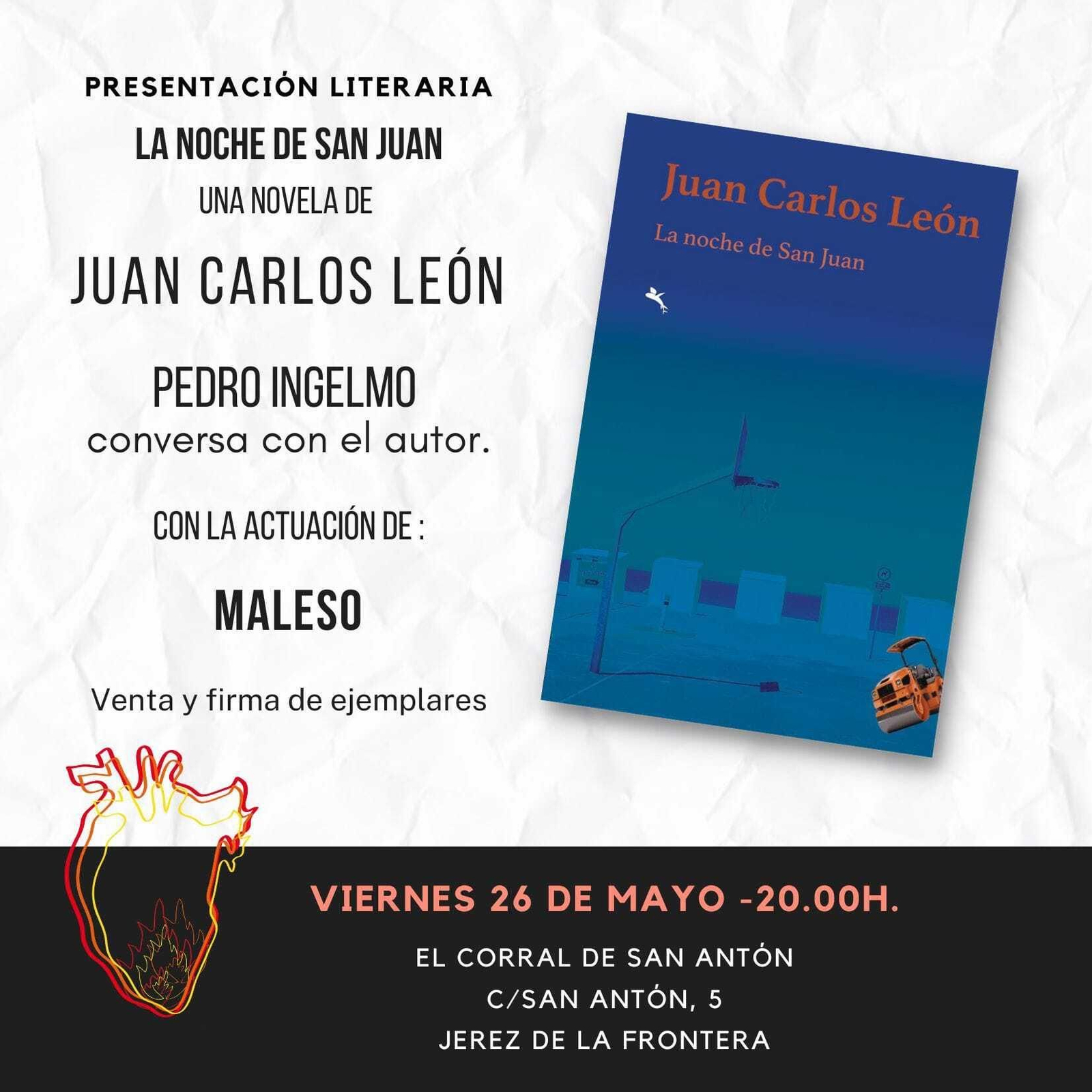 Juan Carlos León presenta 'La noche de San Juan'