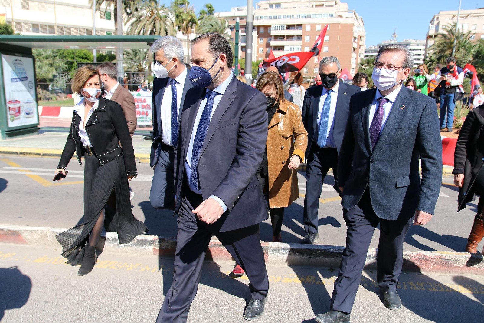 Fotogalería de la visita del ministro Ábalos a Almería