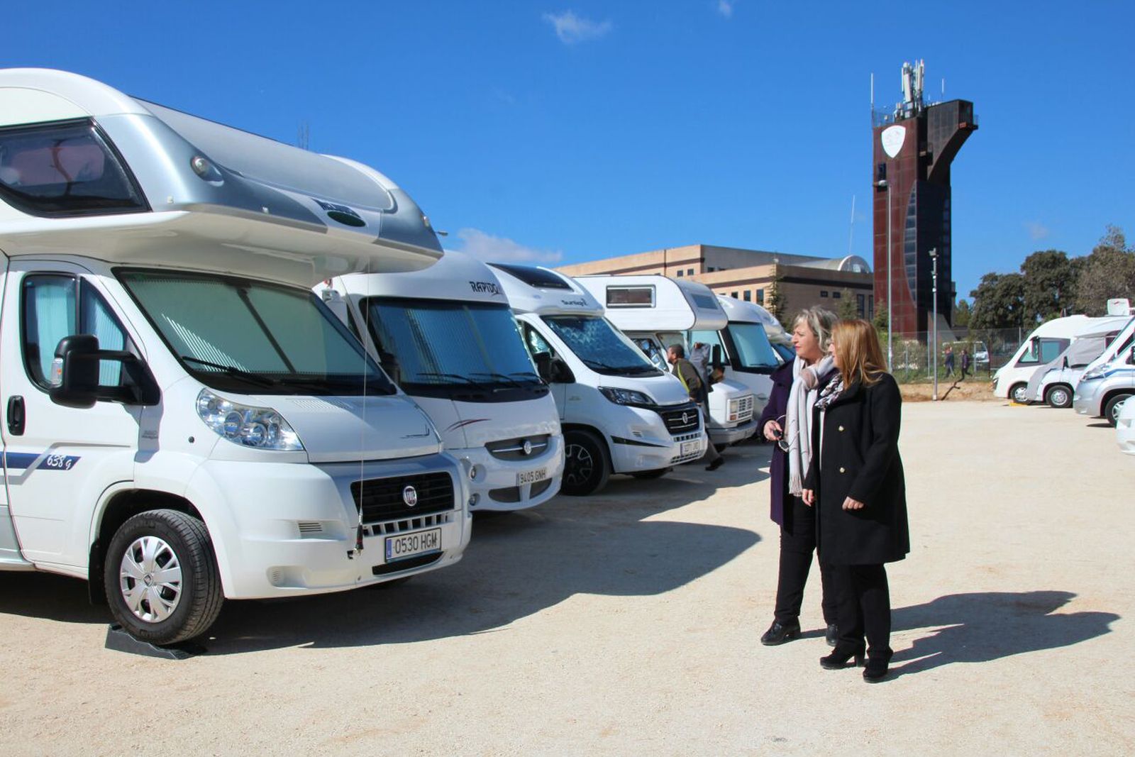 Intalaciones de aparcamiento para autocaravanas.