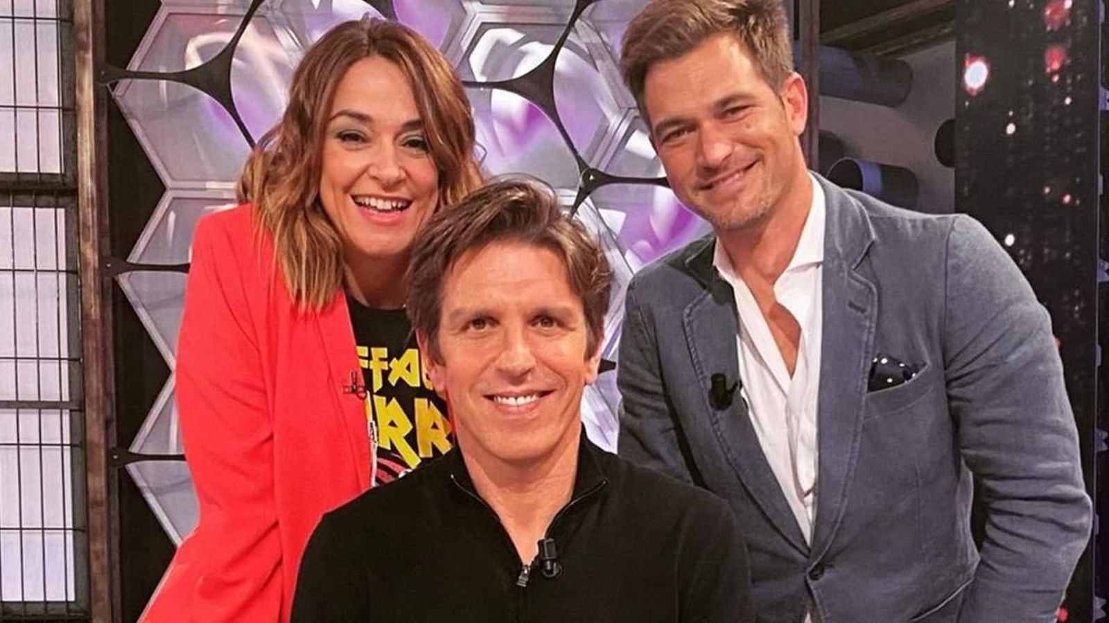 De i. a dcha. Toñi Moreno, Manuel Díaz y Julio Benítez.