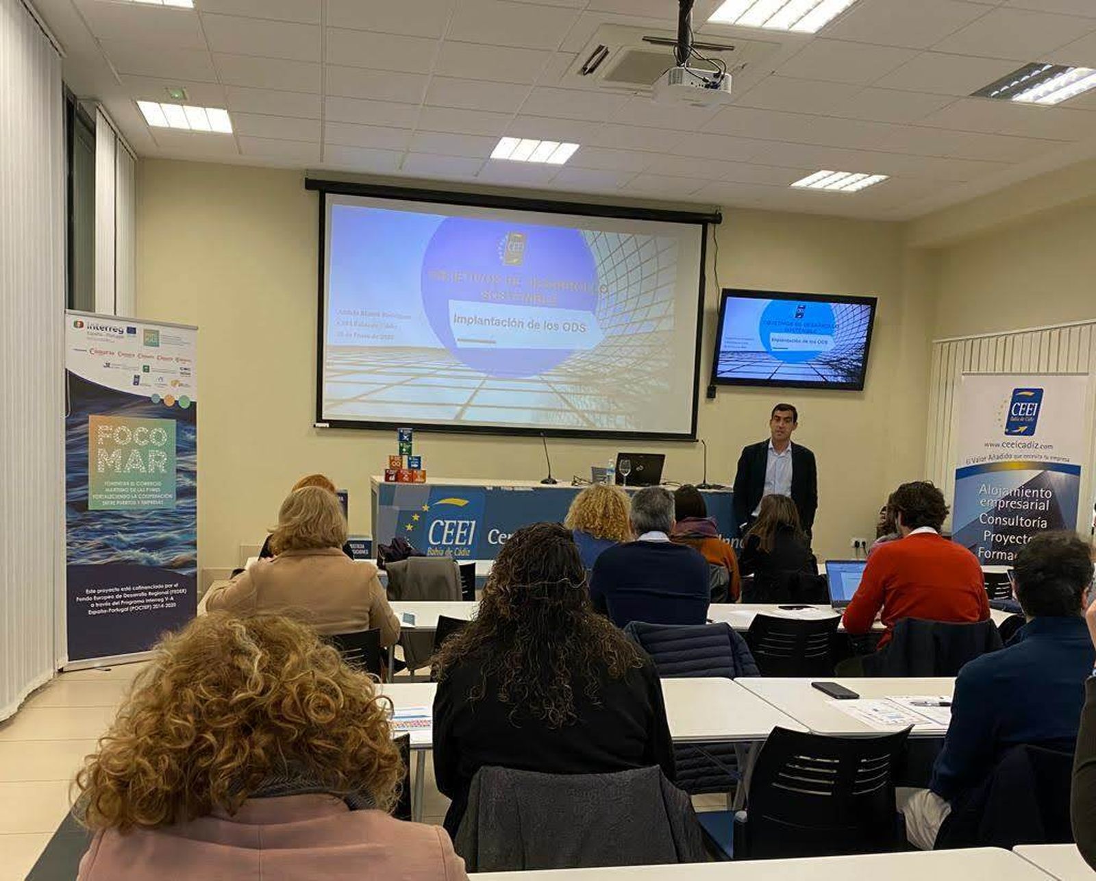 Curso sobre desarrollo sostenible en el CEEI Bahía de Cádiz.