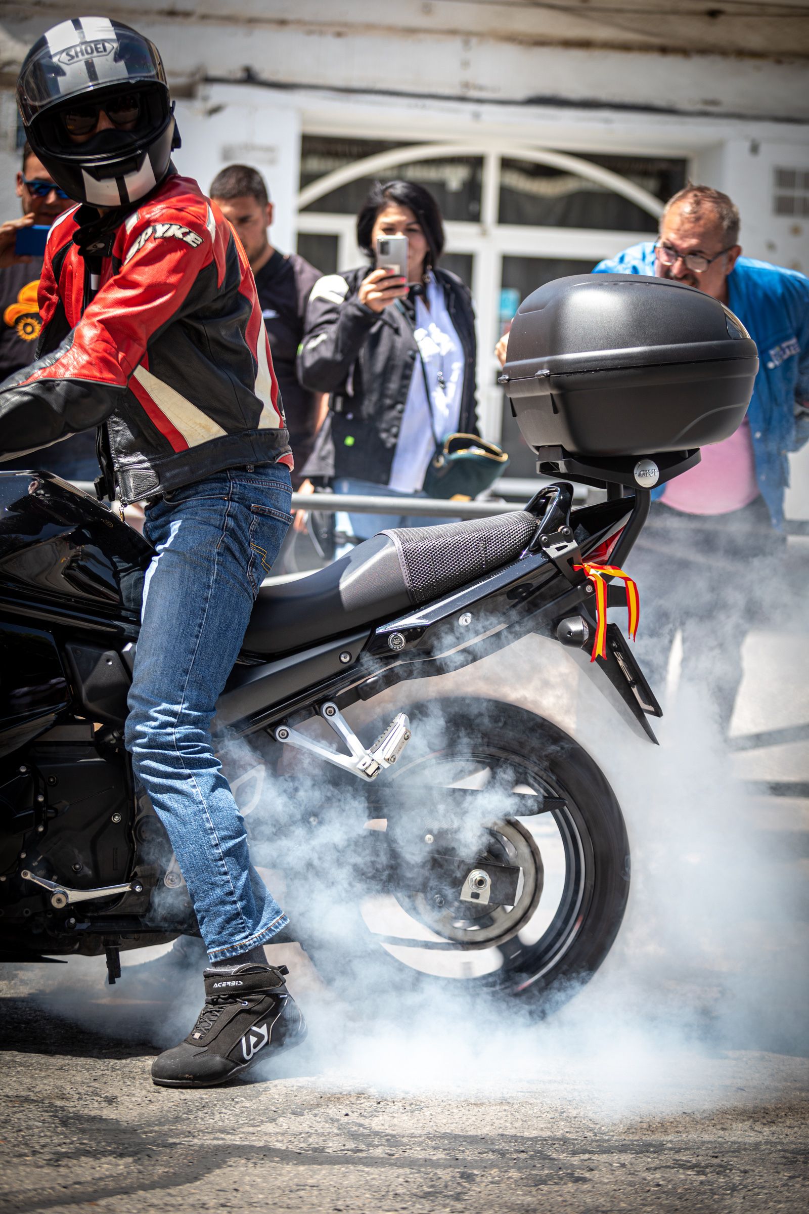 Imágenes de la motorada en El Puerto