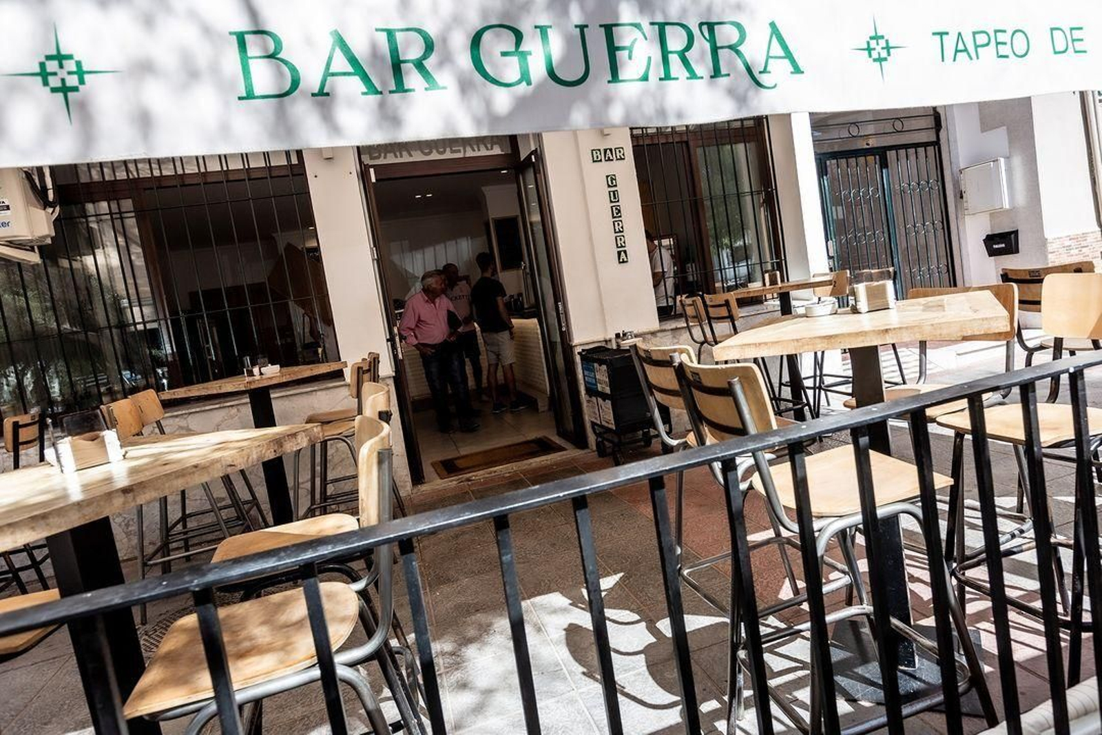 La terraza del Bar Guerra. La terraza del Bar Guerra.