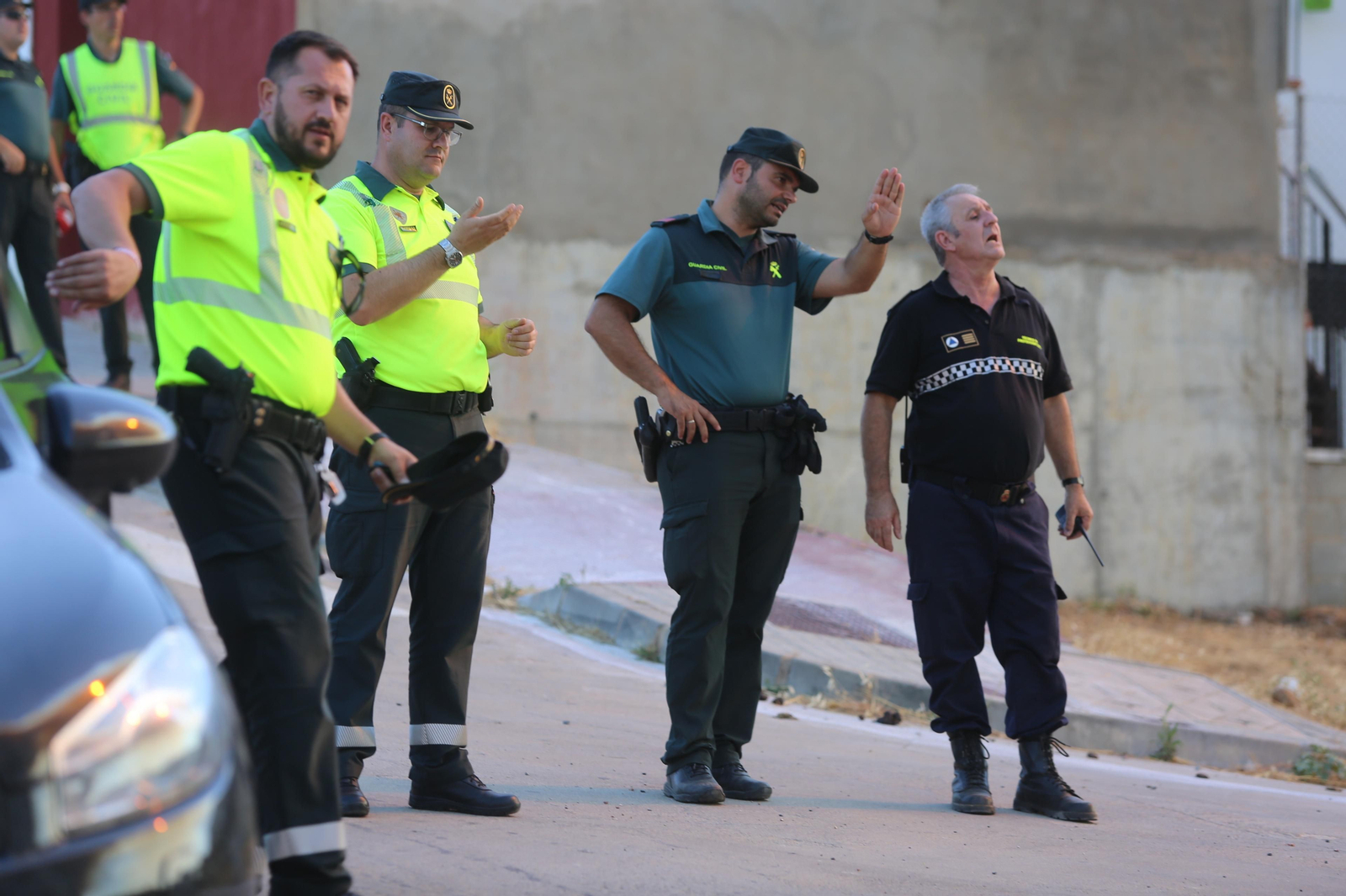 El incendio de Riotinto en imágenes