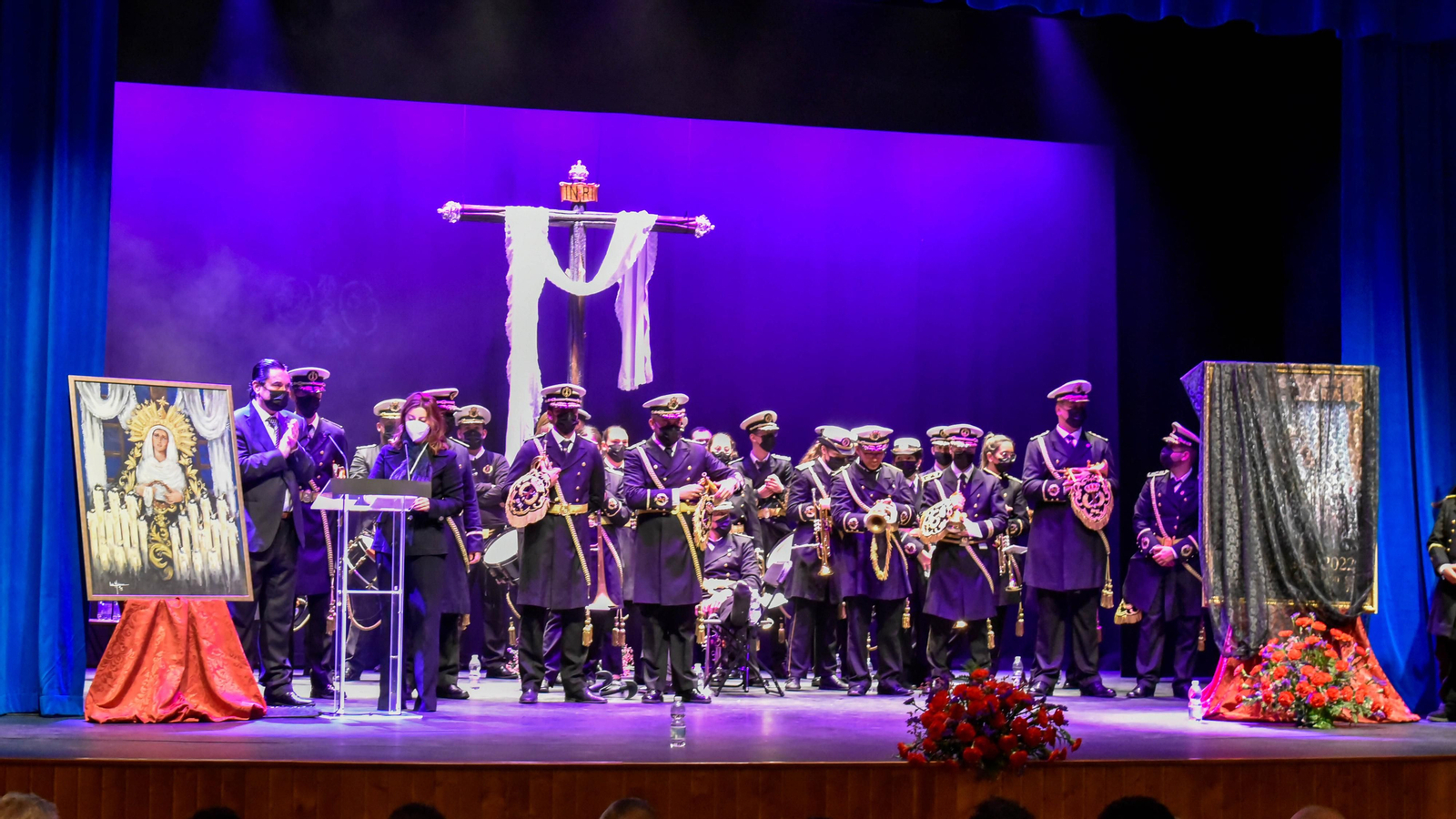 Las fotos de la presentación del cartel de la Semana Santa 2022 de La Línea
