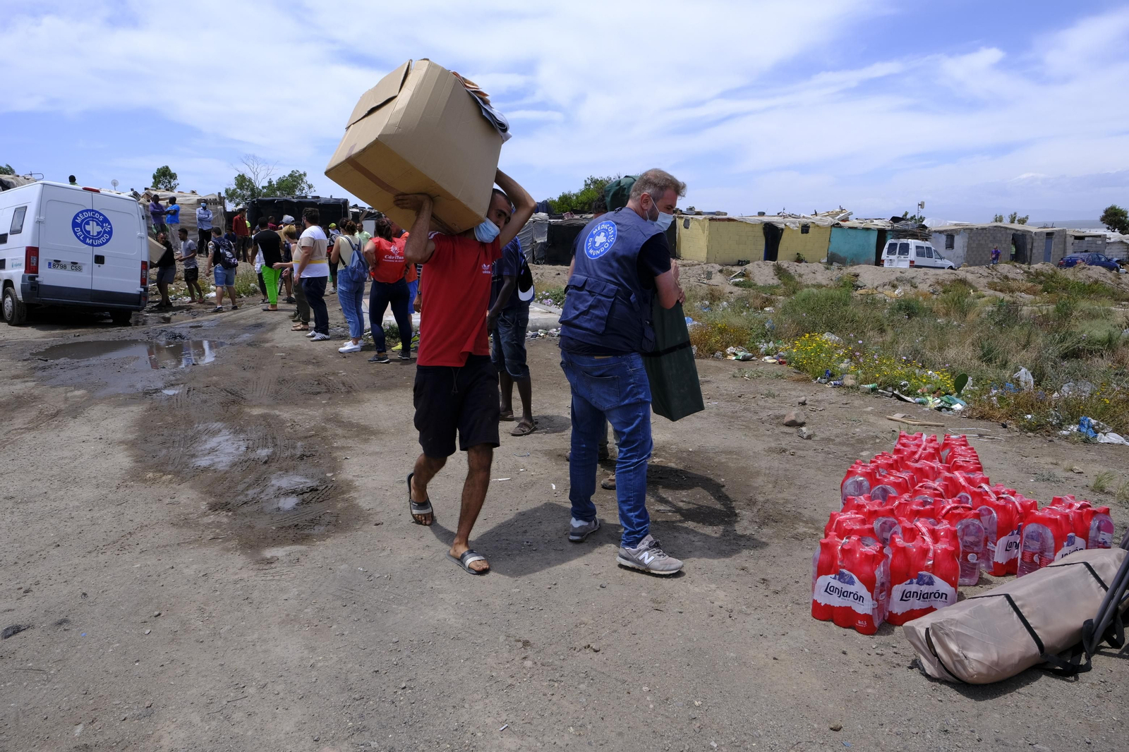 Fotogalería incendio asentamiento de chabolas en Atochares-Níjar (Almería)