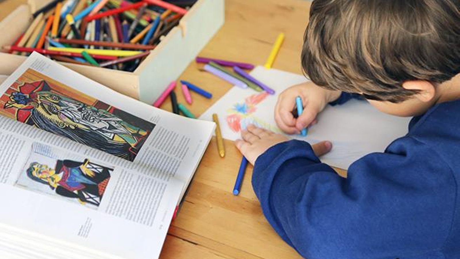 Los más pequeños también pueden encontrar material divertido de los museos malagueños en sus portales web.