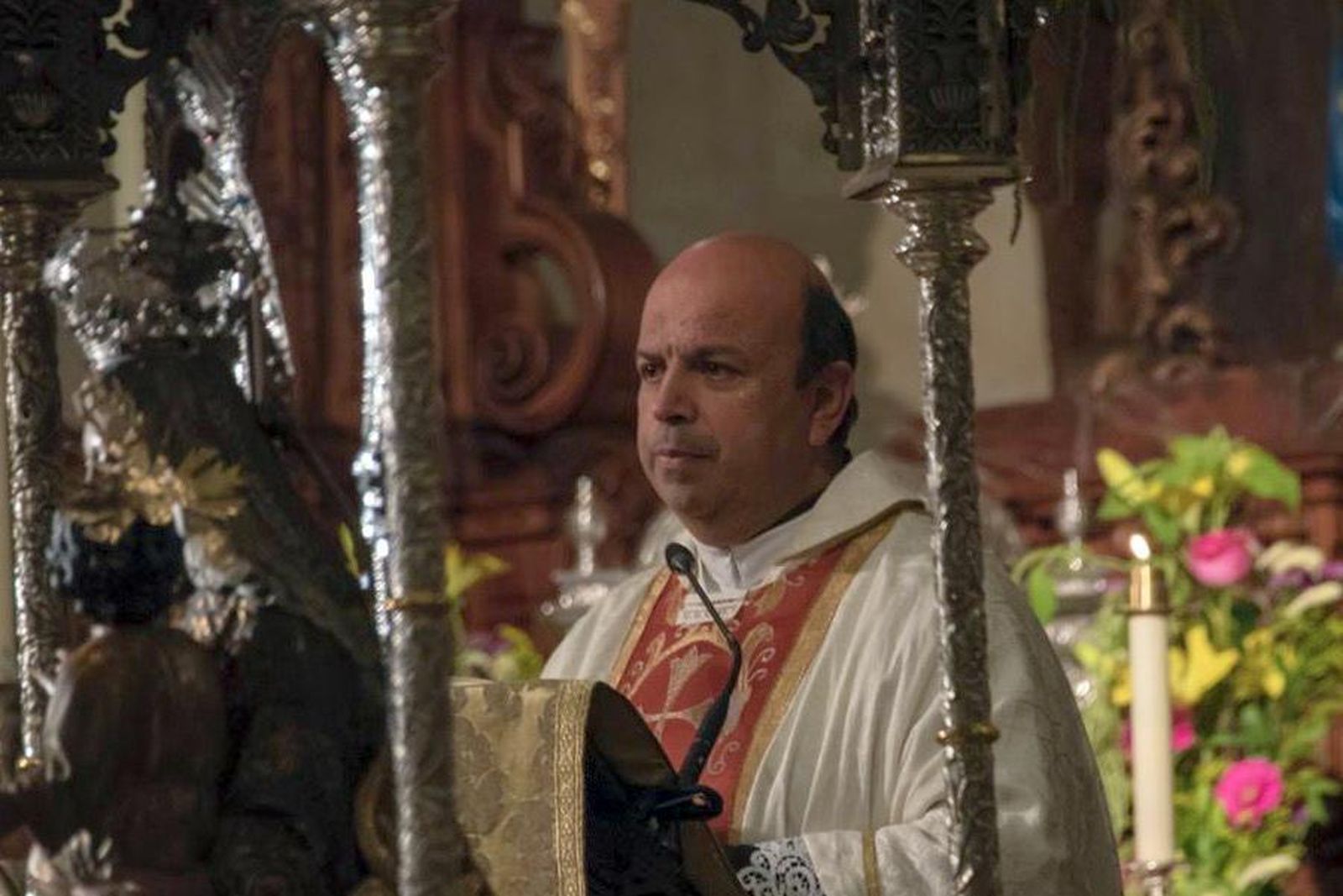 Salvador Guerrero en la real colegiata de Santa María la Mayor de Ronda
