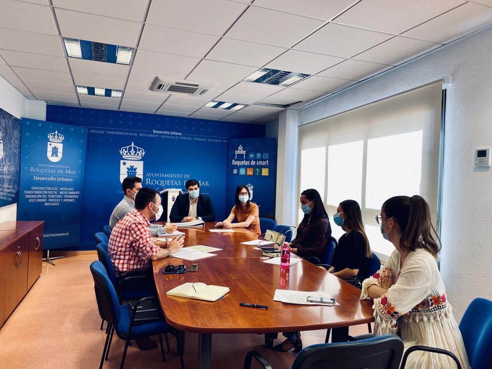 Reunión de accesibilidad del Área de Desarrollo Urbano roquetero.