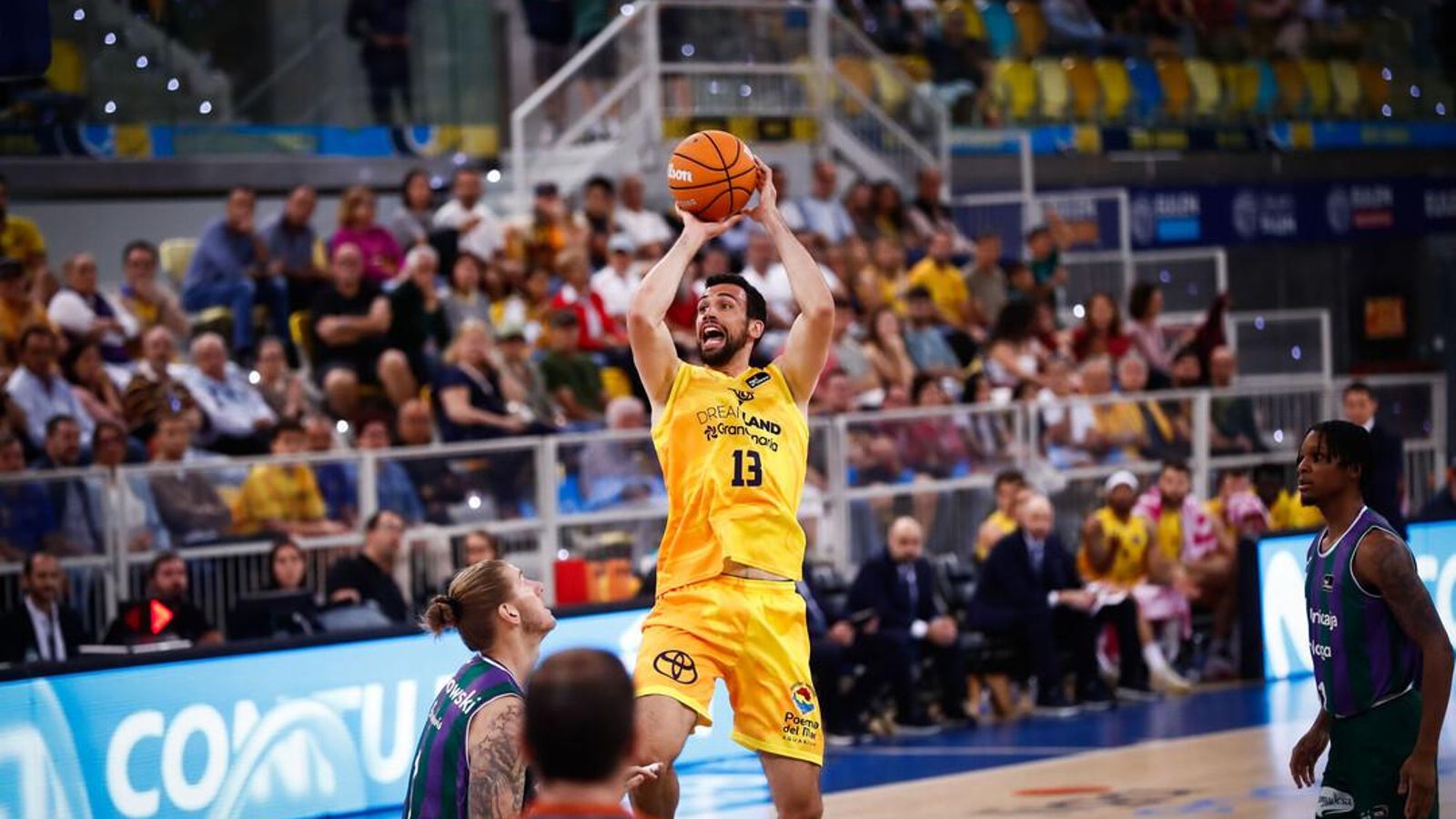 El Gran Canaria-Unicaja, en fotos