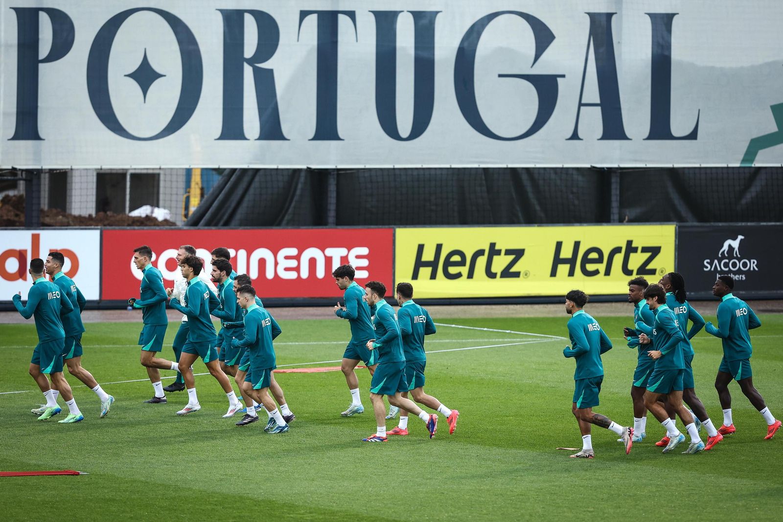 Entrenamiento de Portugal.