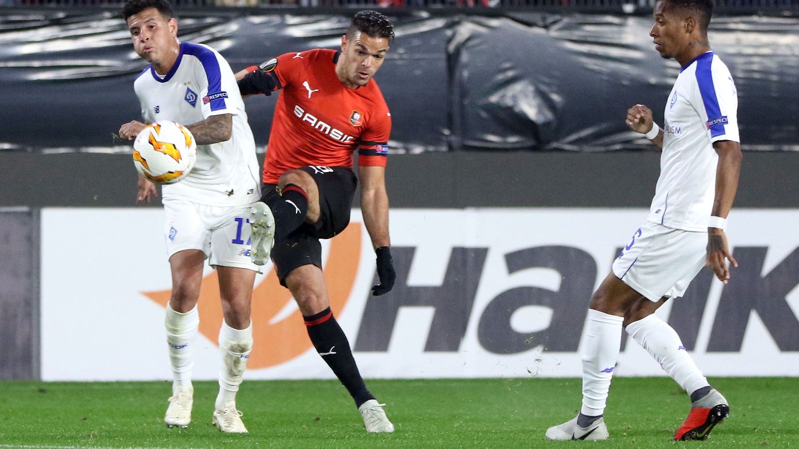 Ben Arfa, en un partido con el Rennes.