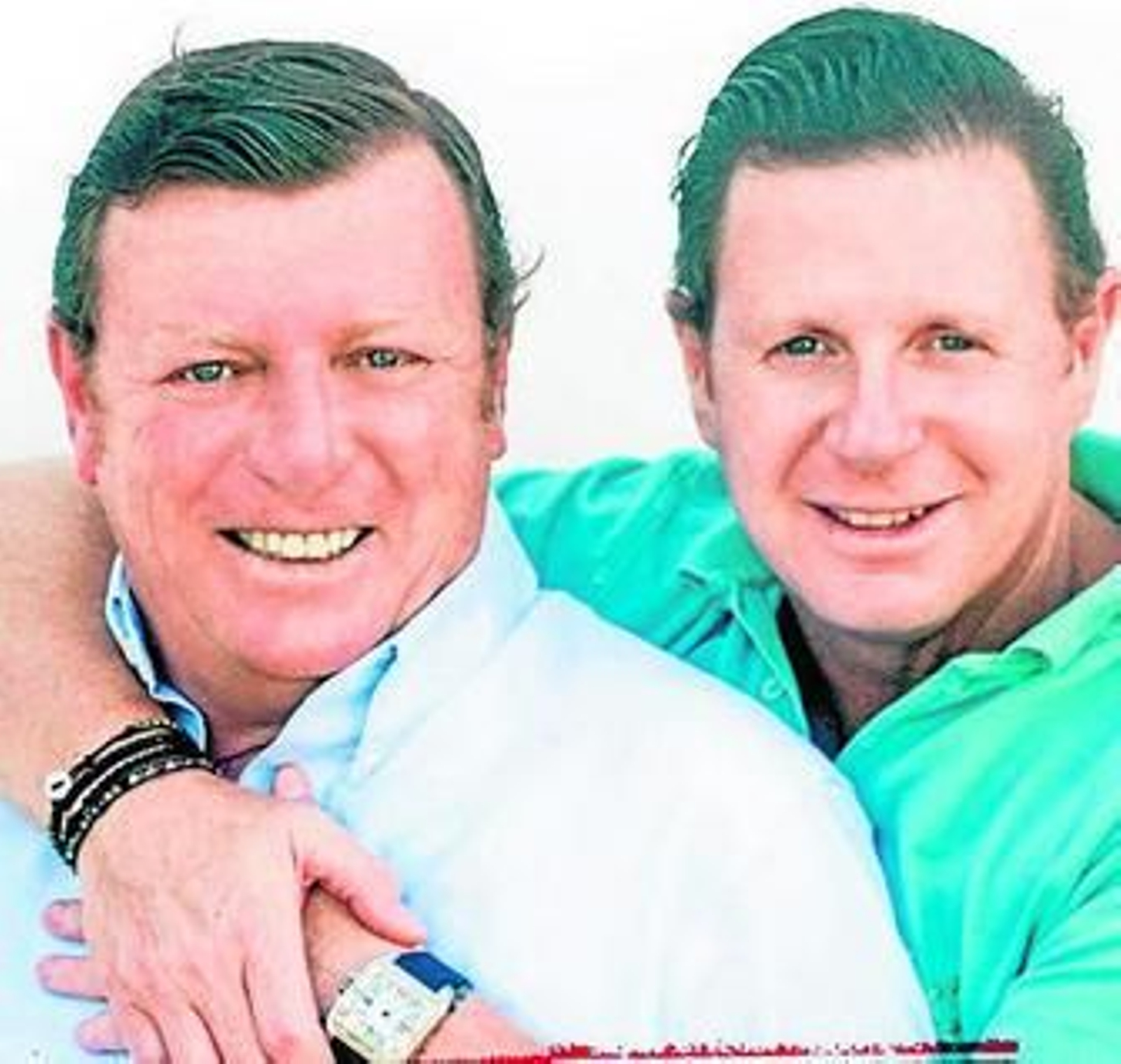 César y Jorge, en el cartel promocional de su espectáculo 'En positivo 2'.