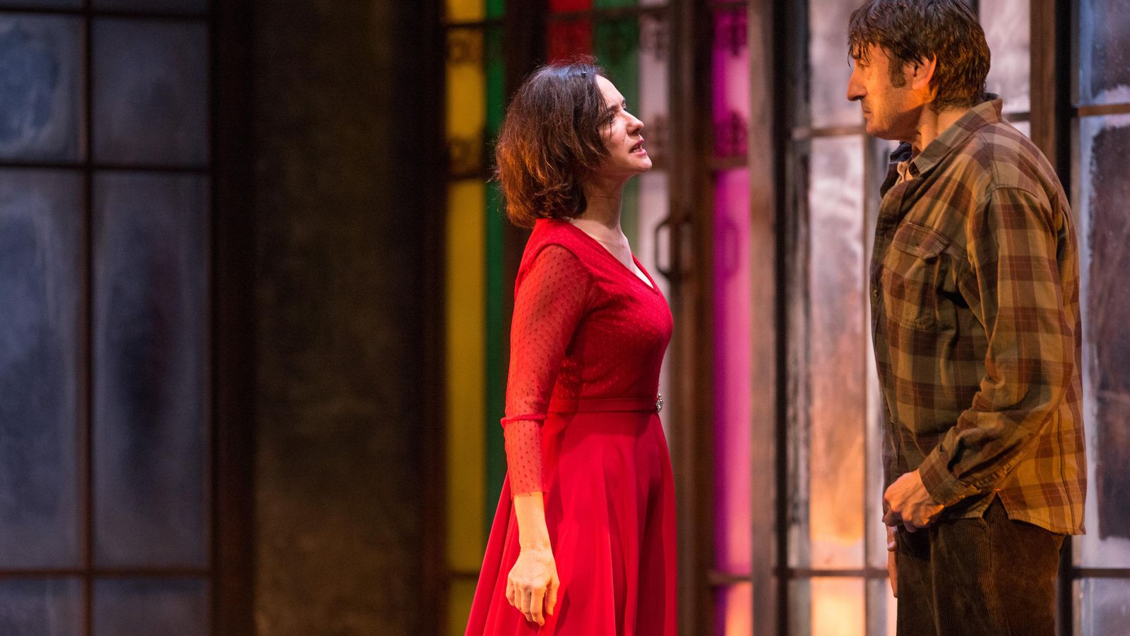 Torrent y Gómez, en la obra.