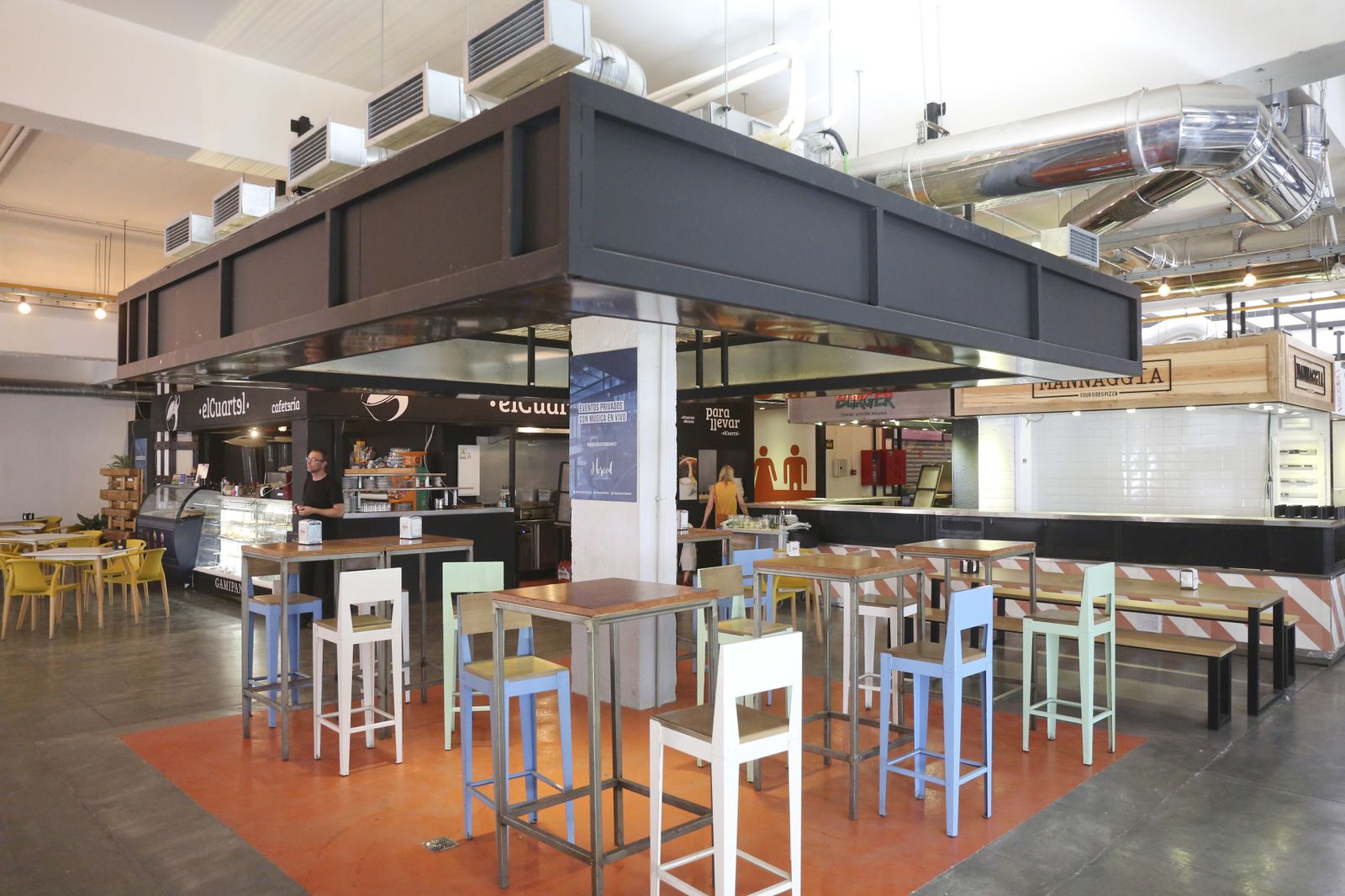 Mercado de la Merced de Málaga sin actividad