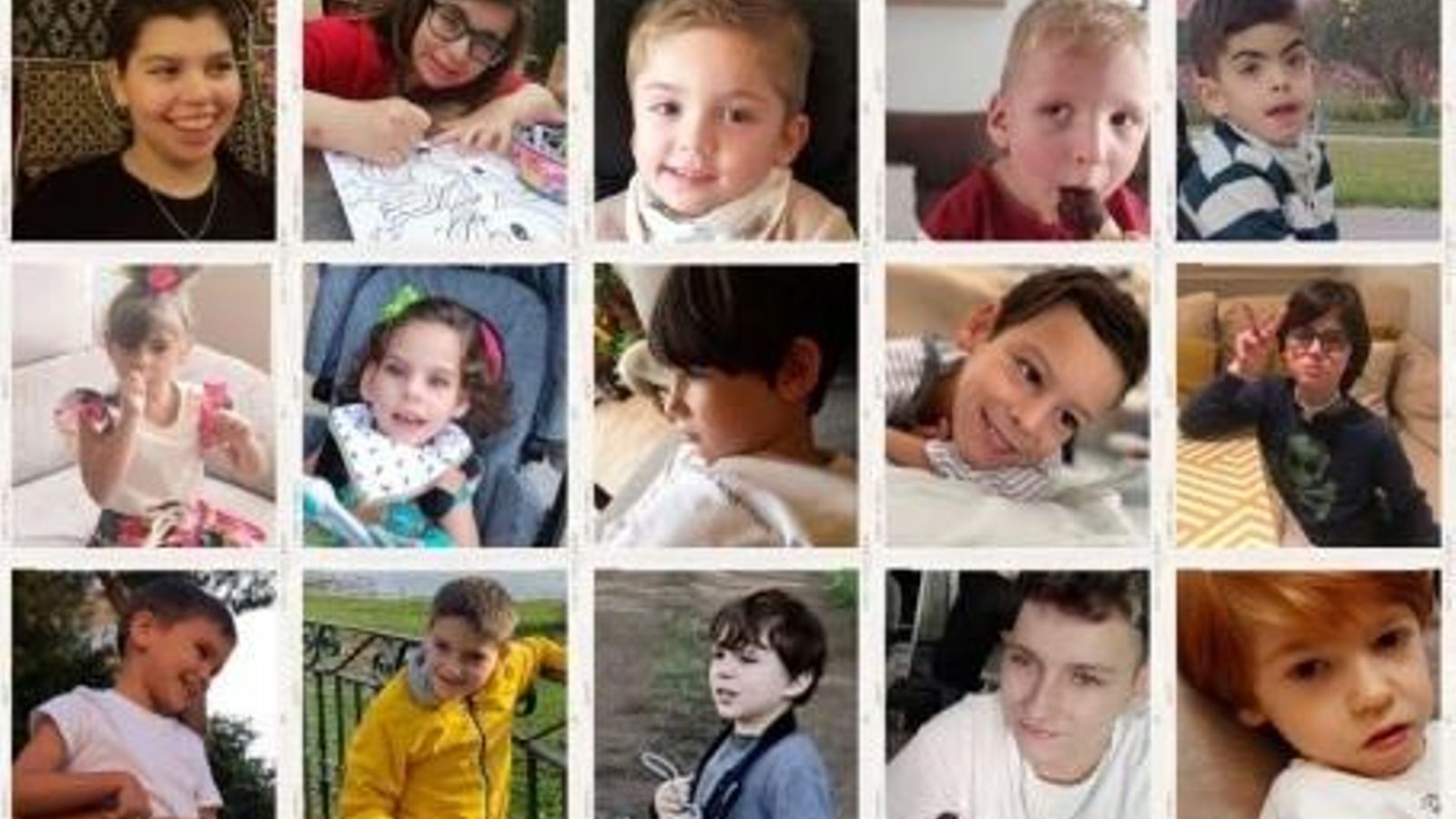Los quince niños con enfermedades raras por los que lucha este año el Reto Pichón.