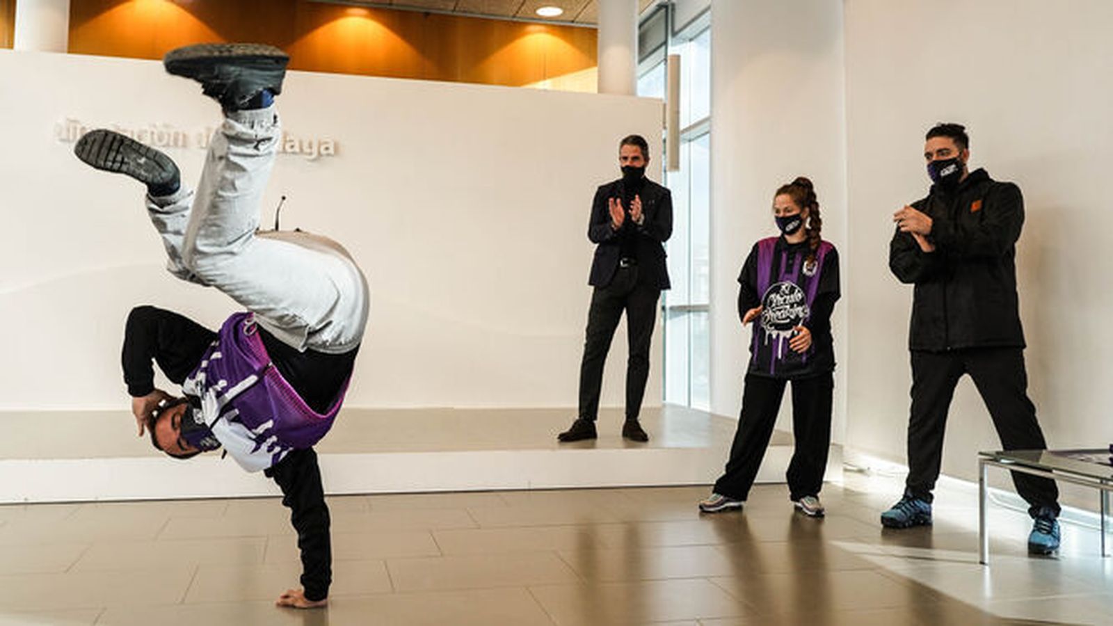 Concurso de 'break dance'.