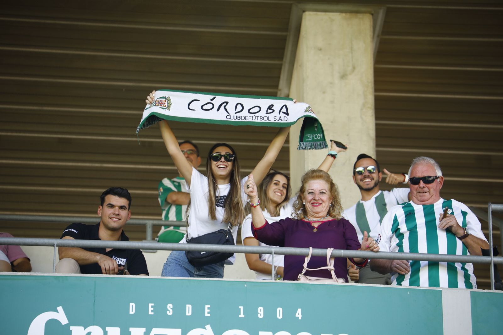 Las imágenes de la afición del Córdoba CF en el partido ante el Talavera