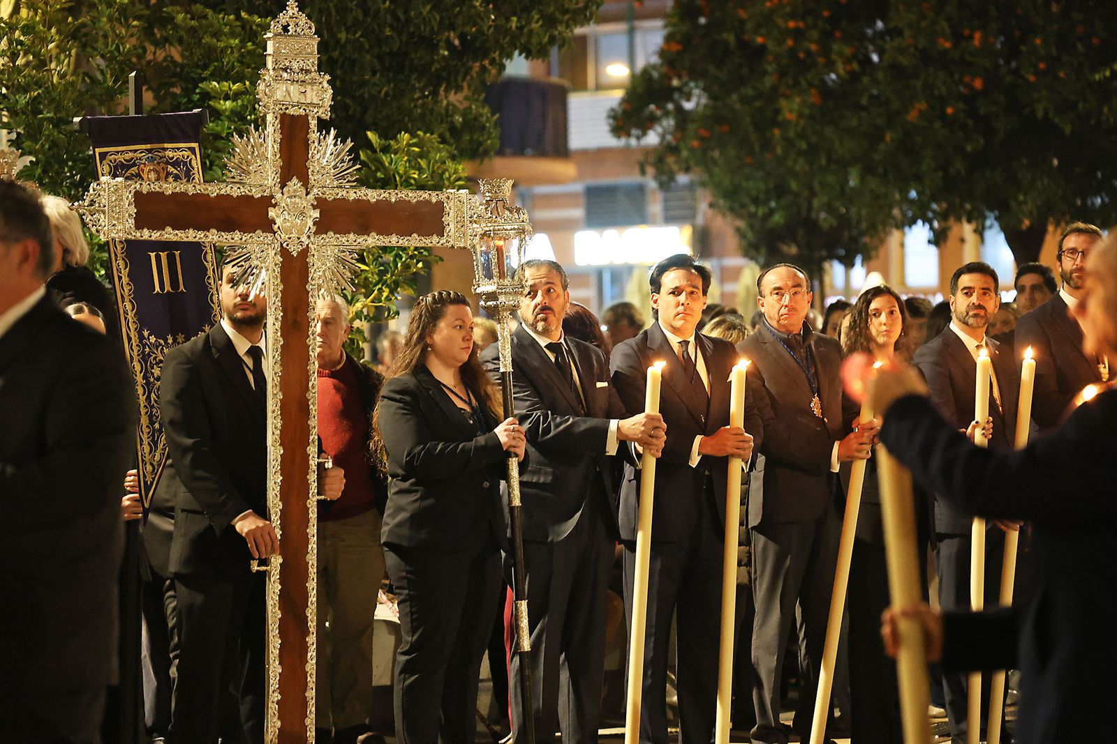 Las fotografías del Vía Crucis de las Hermandades de Huelva
