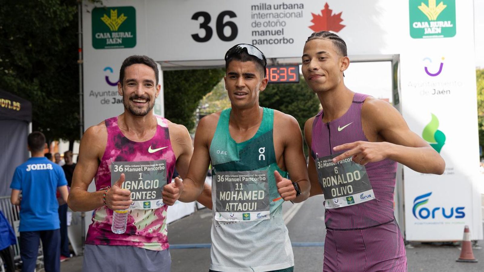 Los integrantes del podio masculino del año pasado, entre los favoritos de la nueva edición.