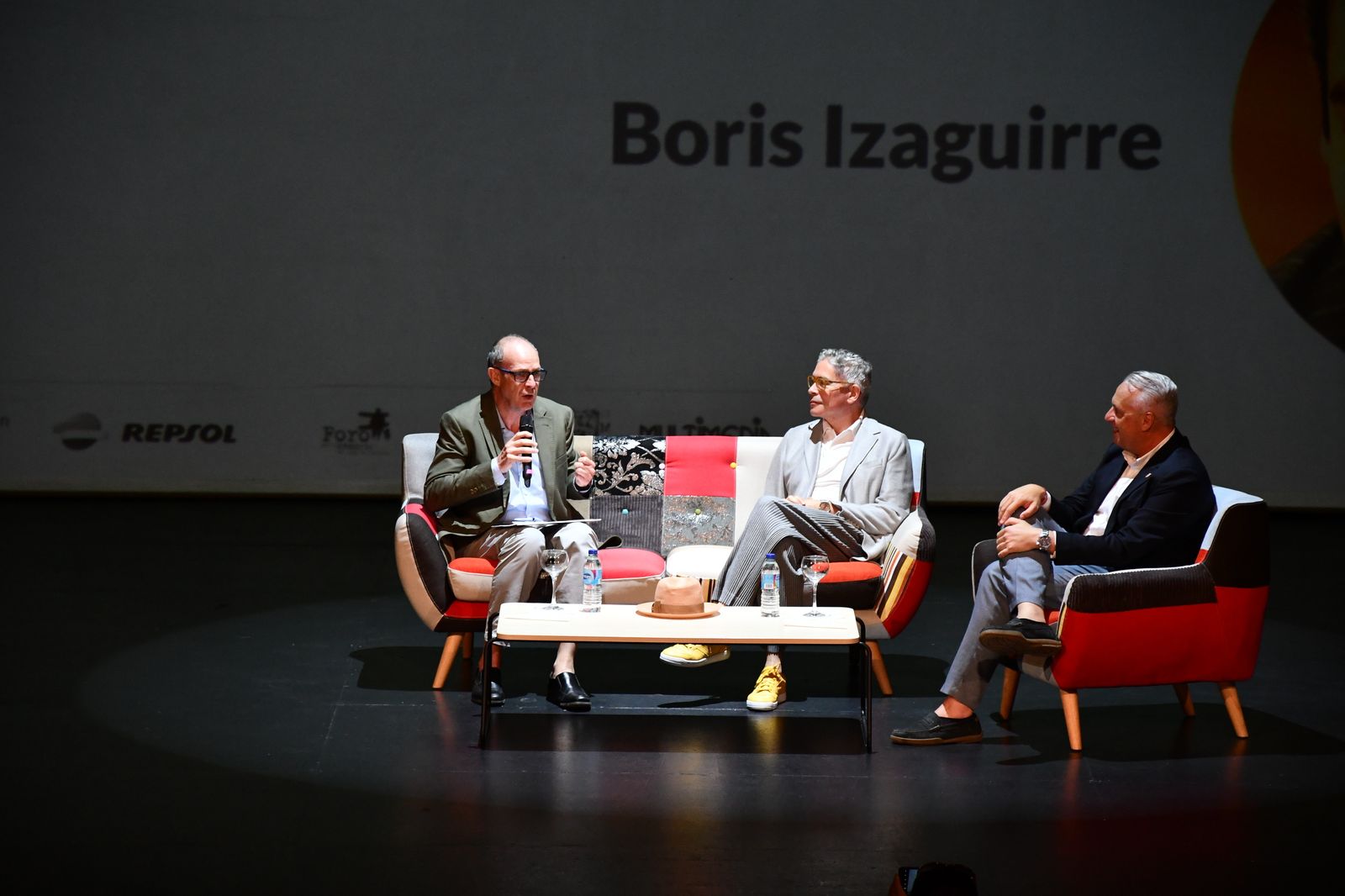 Jesús Verdú, Boris Izaguirre y Juan Carlos Ruiz Boix.