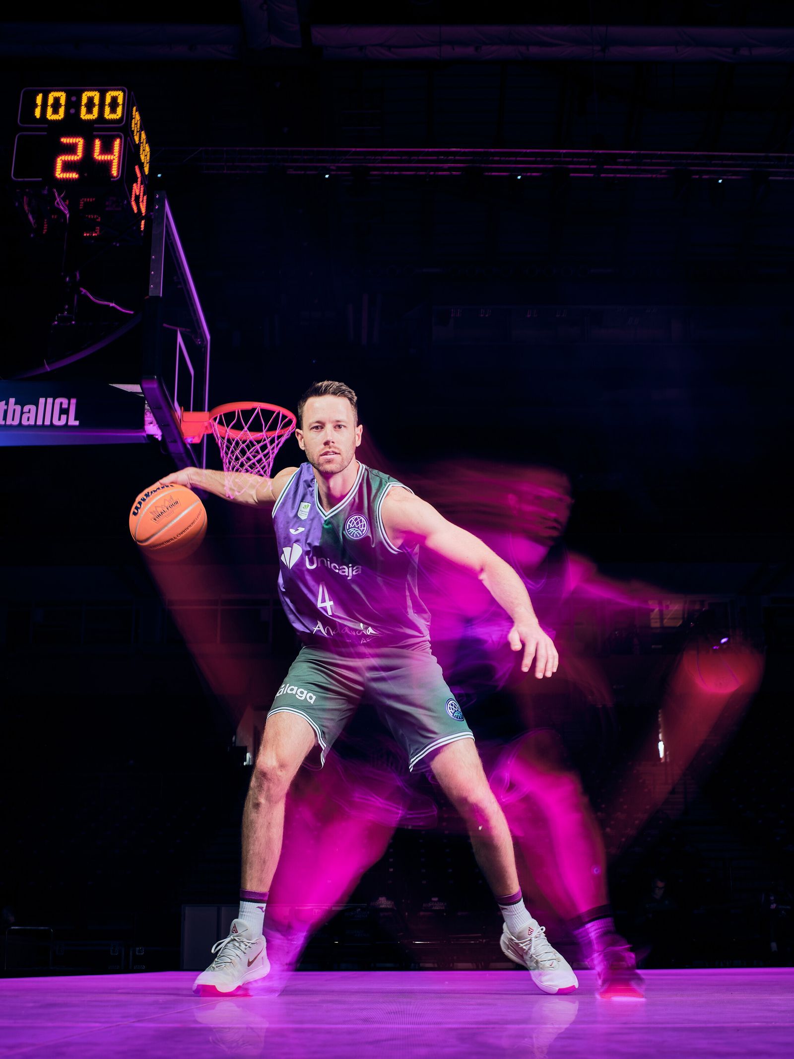 Las futuristas imágenes del Unicaja en el Belgrado Arena