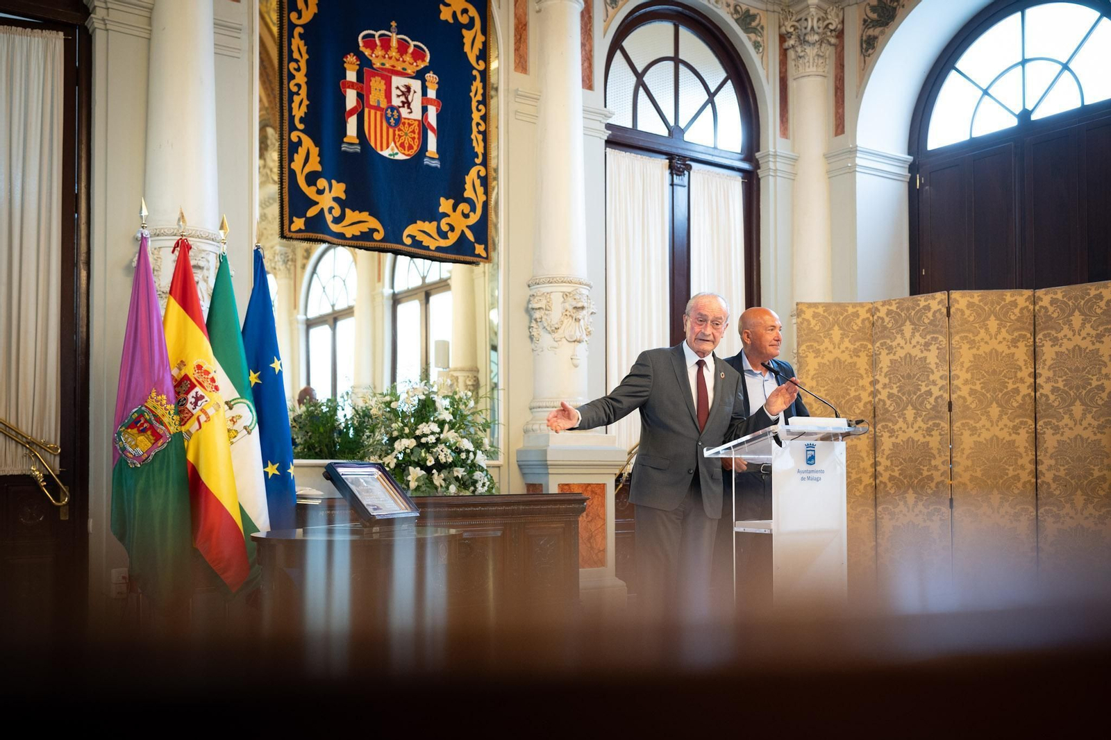 El alcalde recibe a los Campeones del Mundo +35 del Unicaja