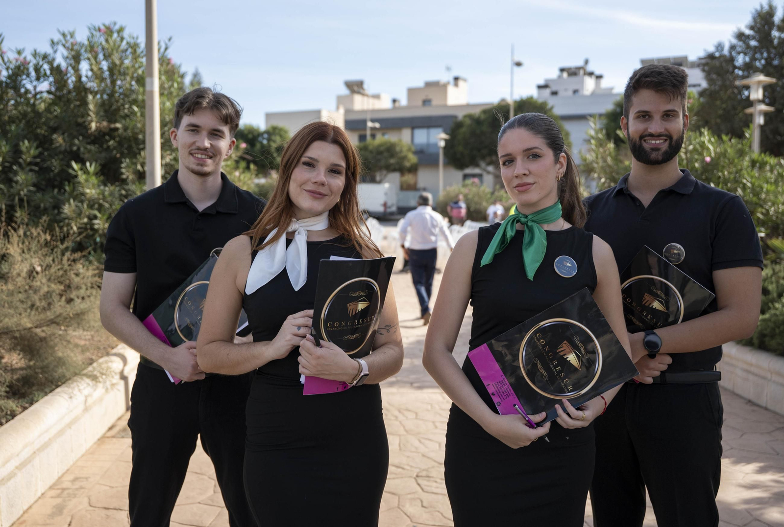 Las imágenes de la primera piedra del centro de día ocupacional Juan Goytisolo de Verdiblanca en Almería